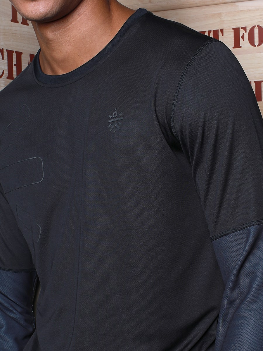 Men Signature Black/Blue Insignia Tee