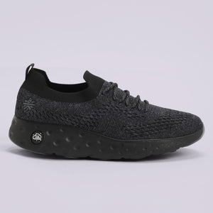 cult EZ+ Plush Men's Walking Shoes - Black/Grey