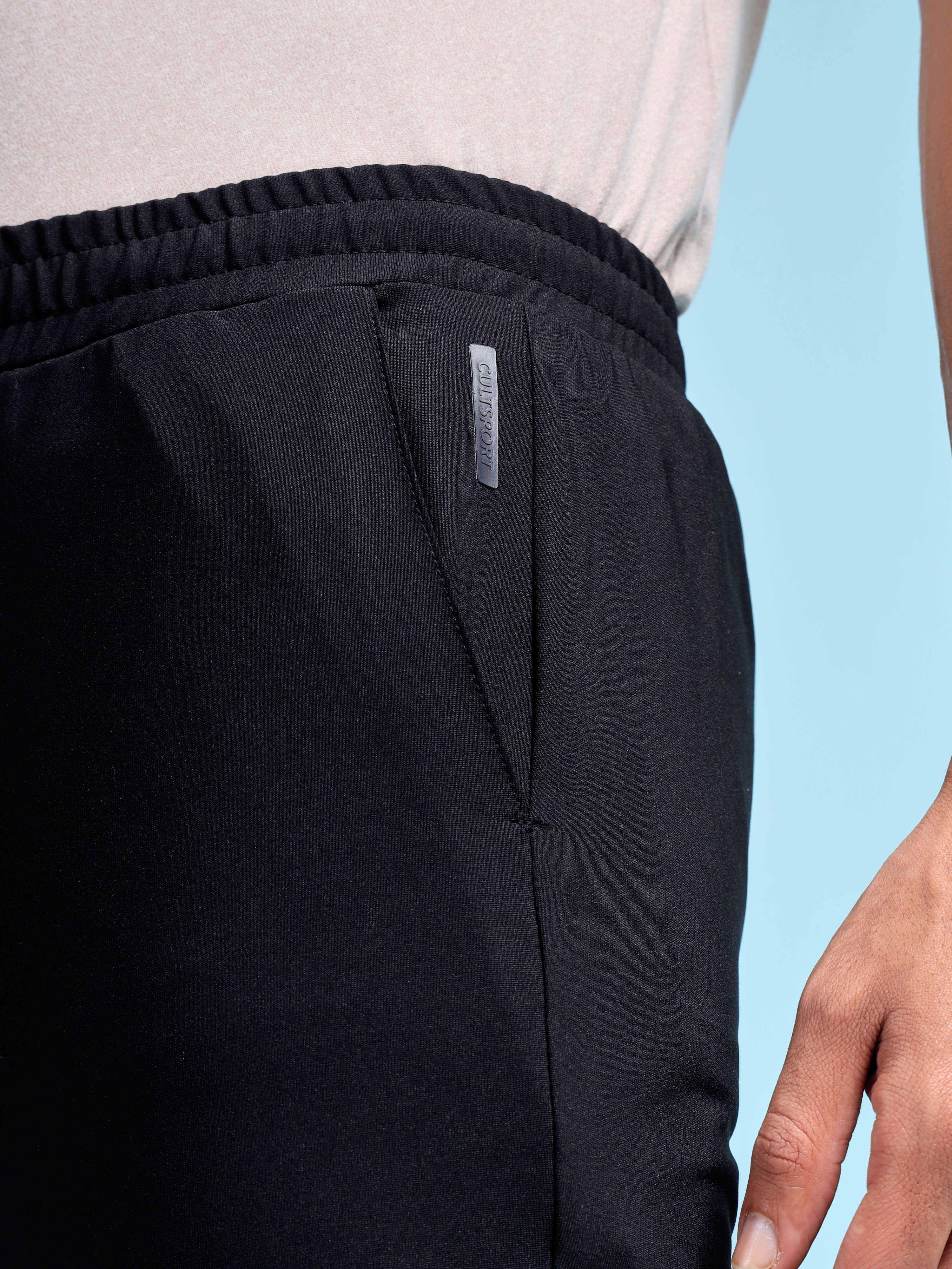 All Day Solid Comfort Joggers with Cargo Pocket