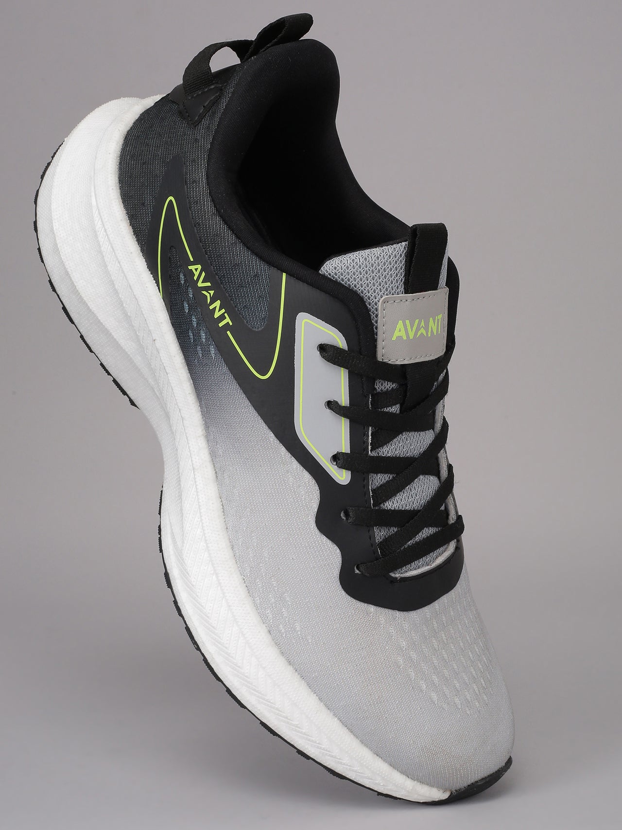 Avant Men's Punch Running Shoes - L.Grey/Black