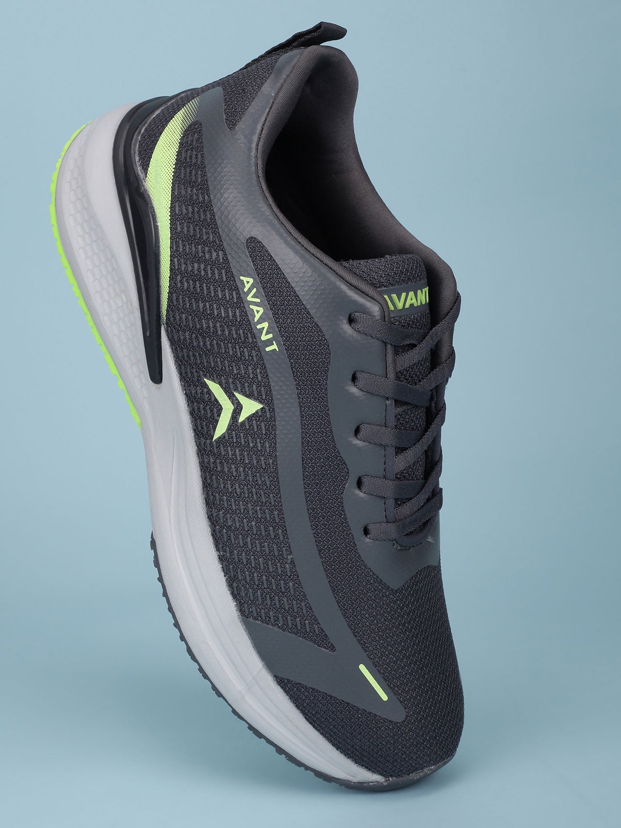 Avant Men's Panther Running shoes - D.Grey / P.Green