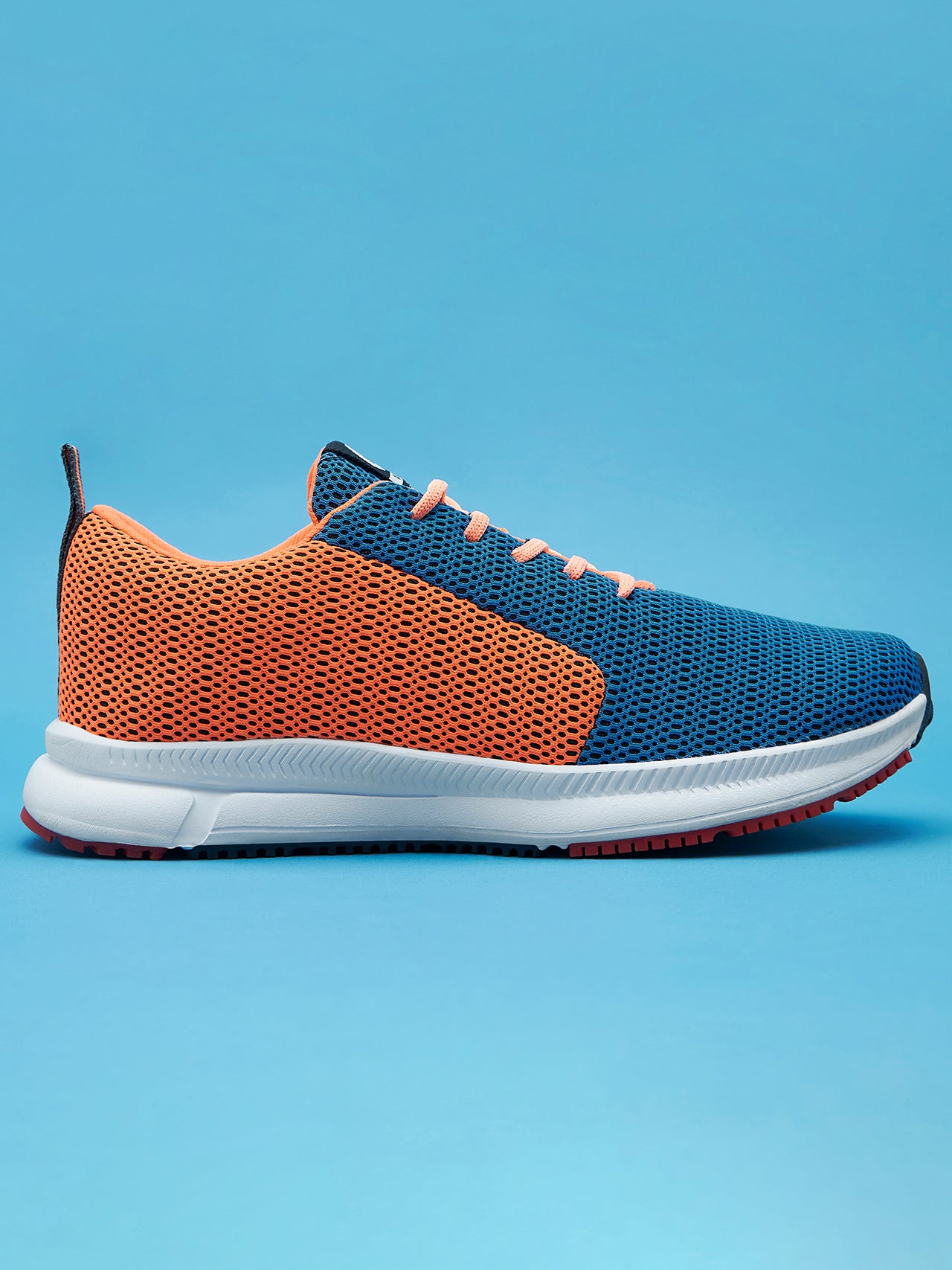 Avant Men's Lightweight Running & Walking Shoes - Navy/Orange