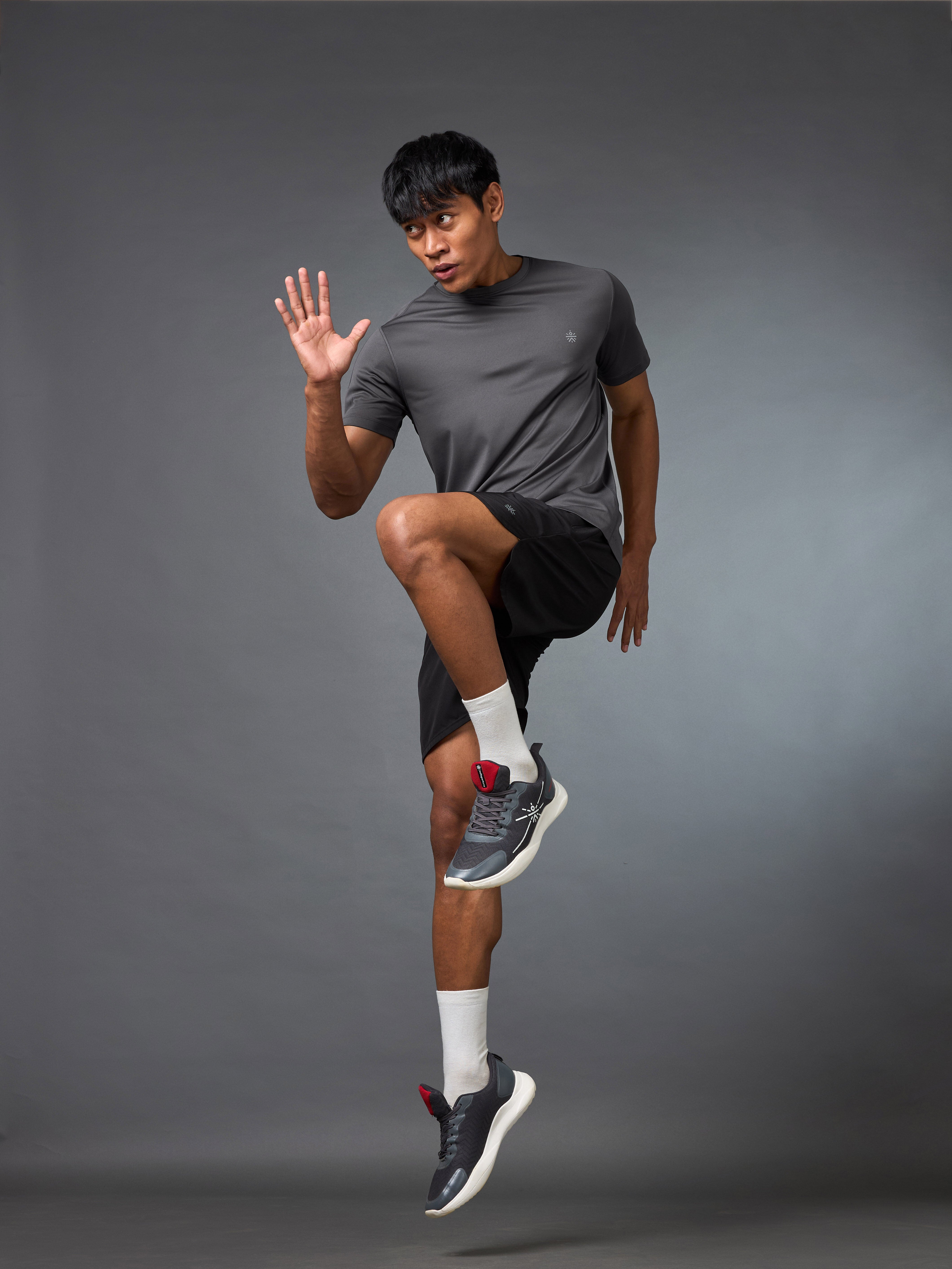 Men's Grey Cross Train Active T-shirt