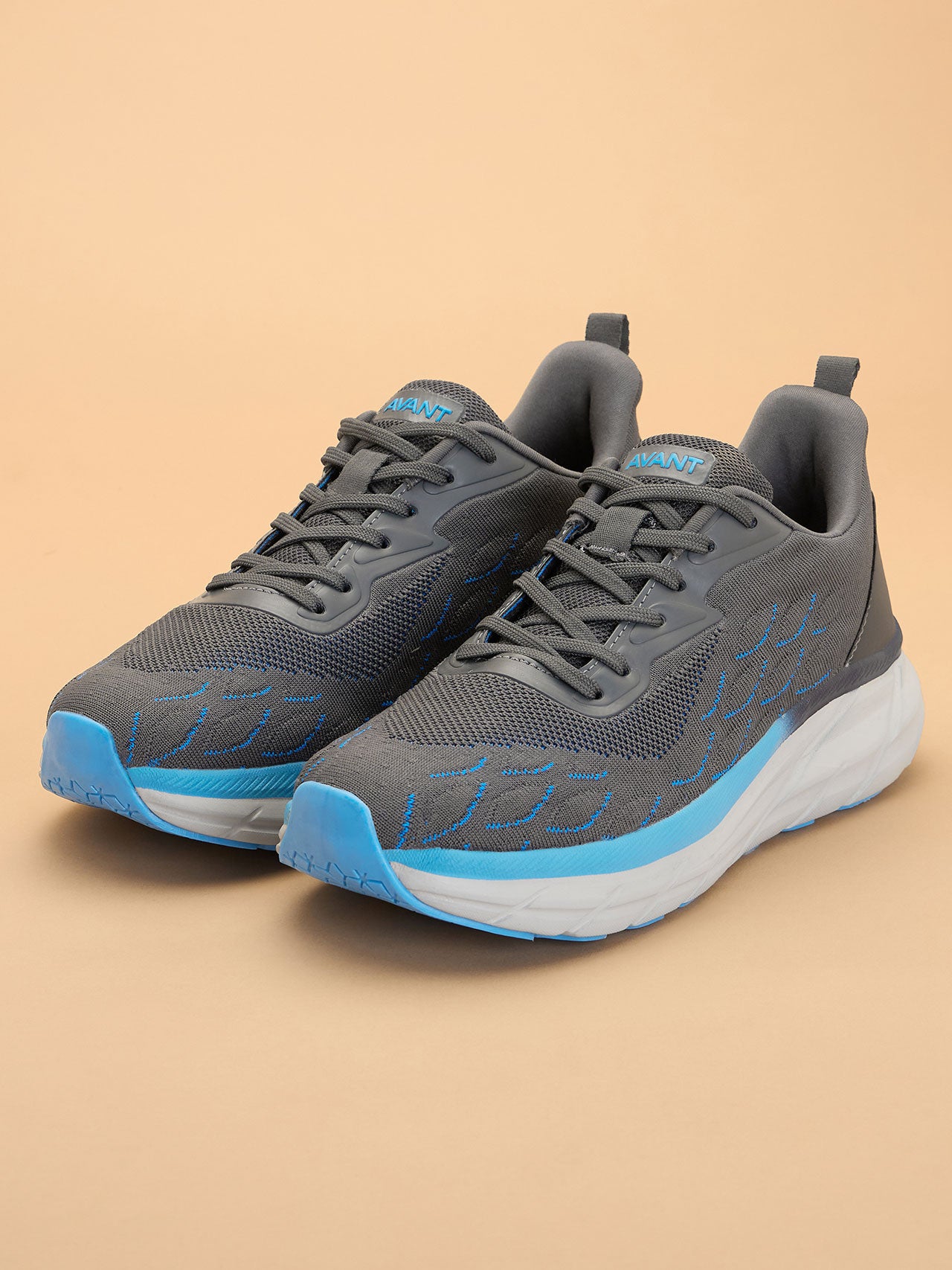 Avant Men's Cruiser Running Shoes - Grey/Blue