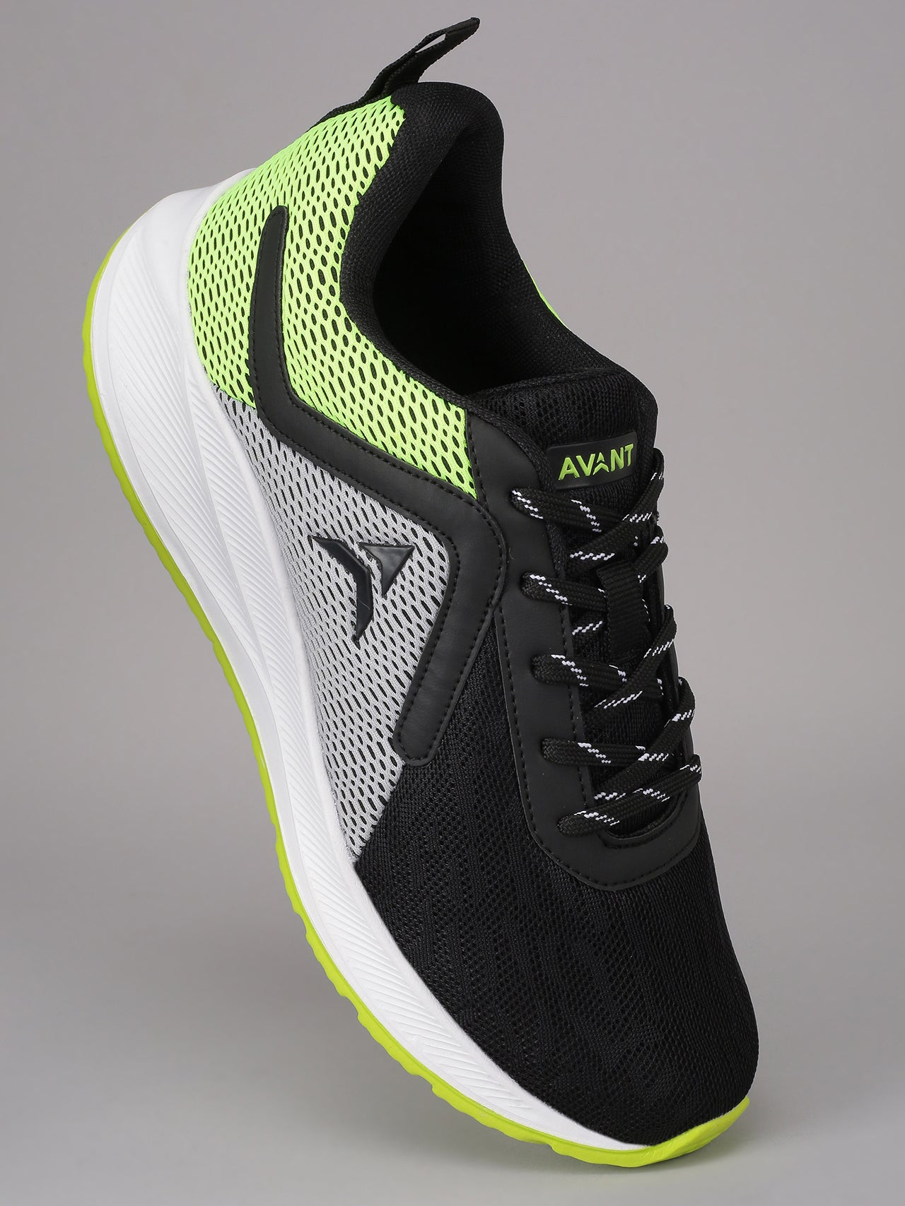 Avant Men's Walk Ease Walking Shoes - Black/L Green