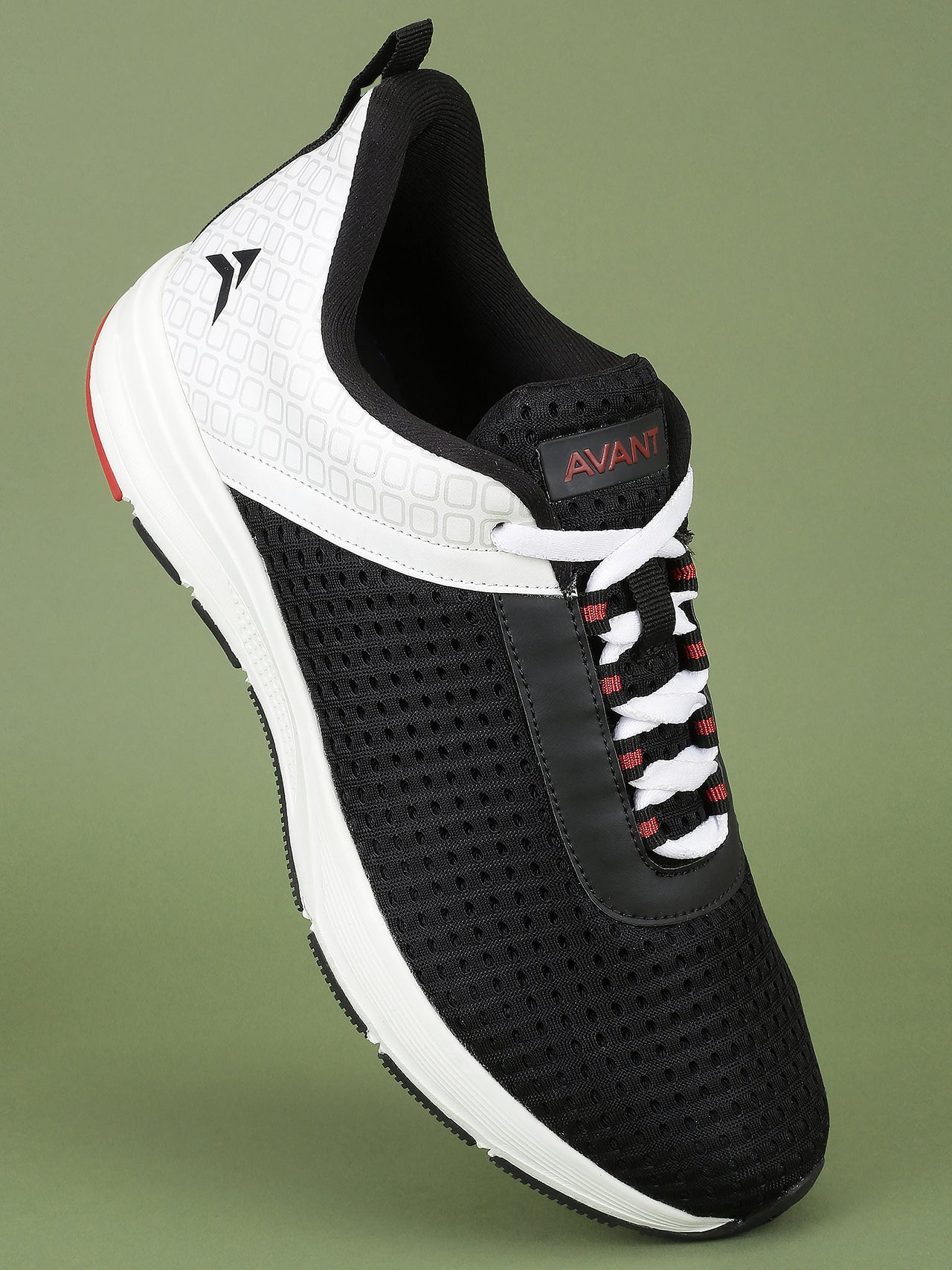 Avant Men's PowerPace Running Shoes - Black/White