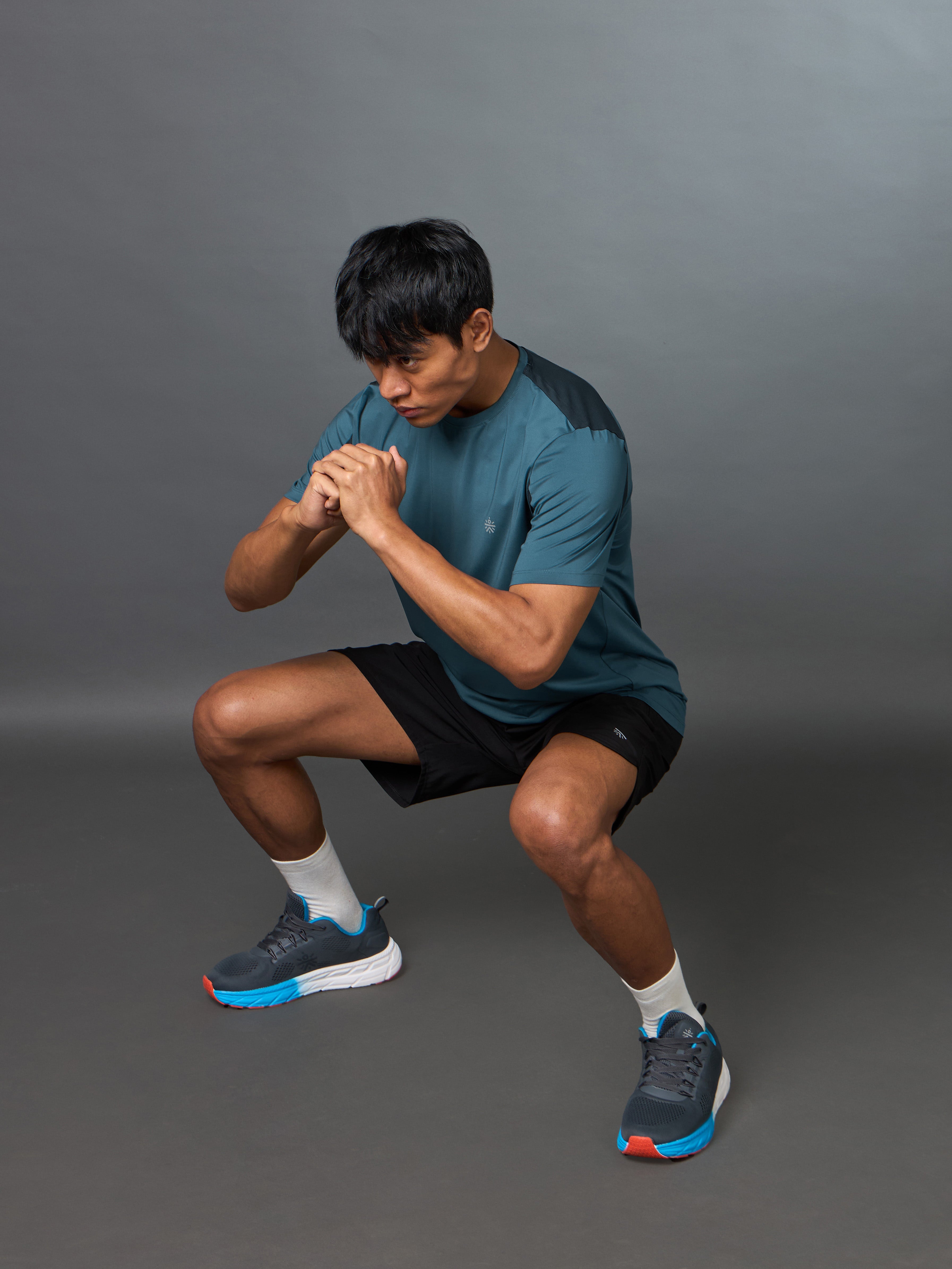 Men's Night Jogger Blue T-shirt