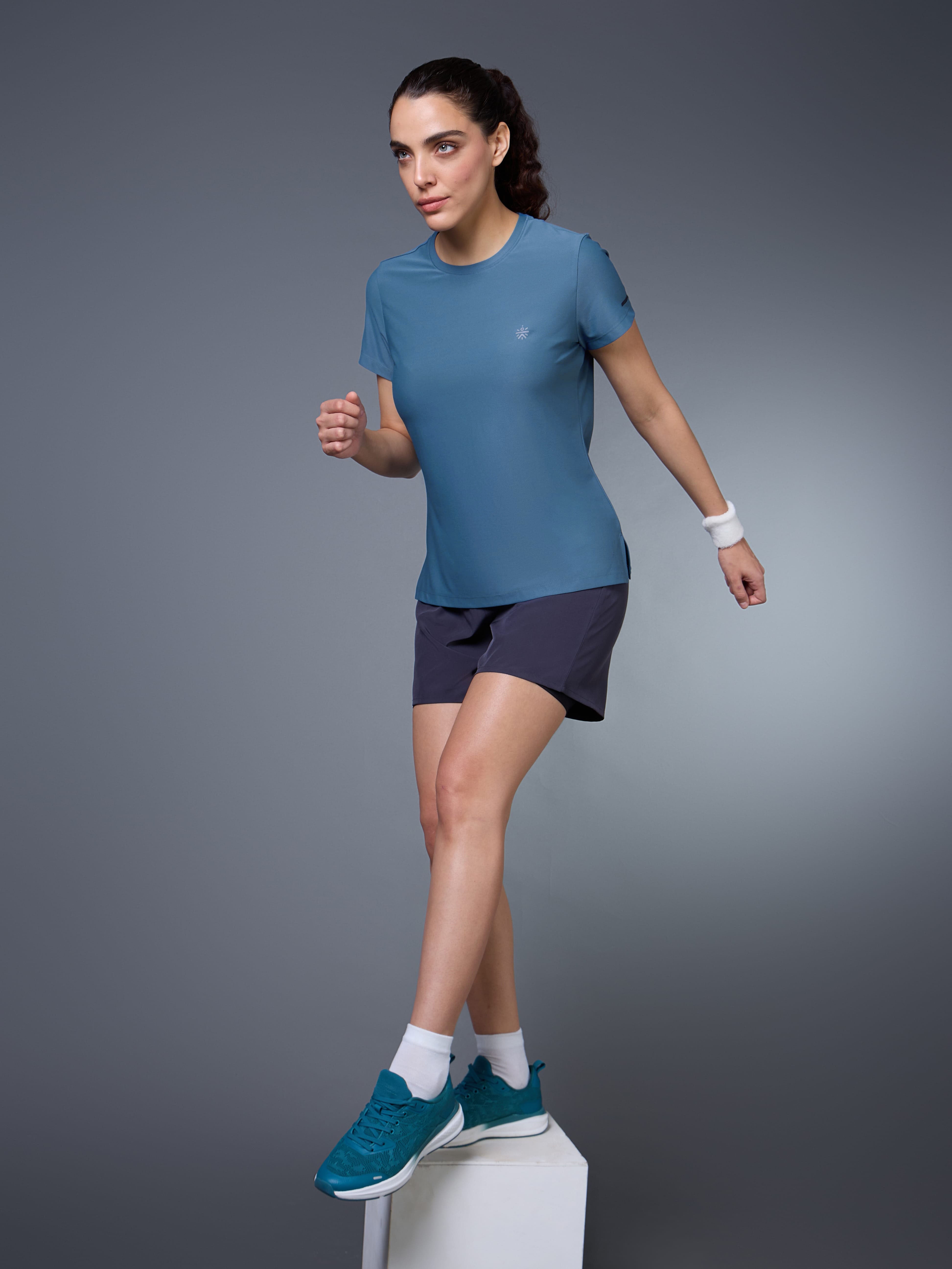 Women's Move Forward Blue T-shirt