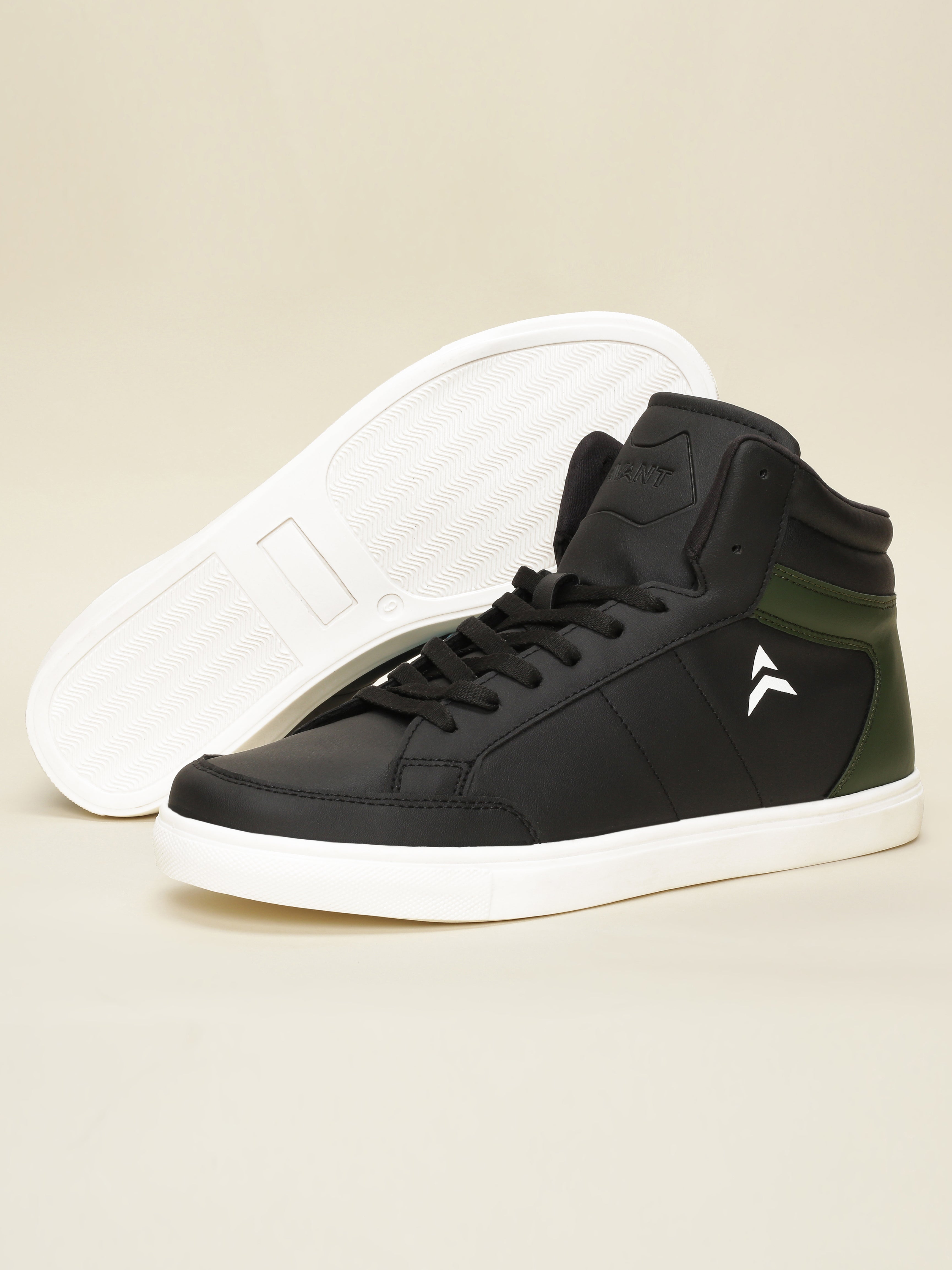 Avant Men's Stride Sneakers - Black/Green