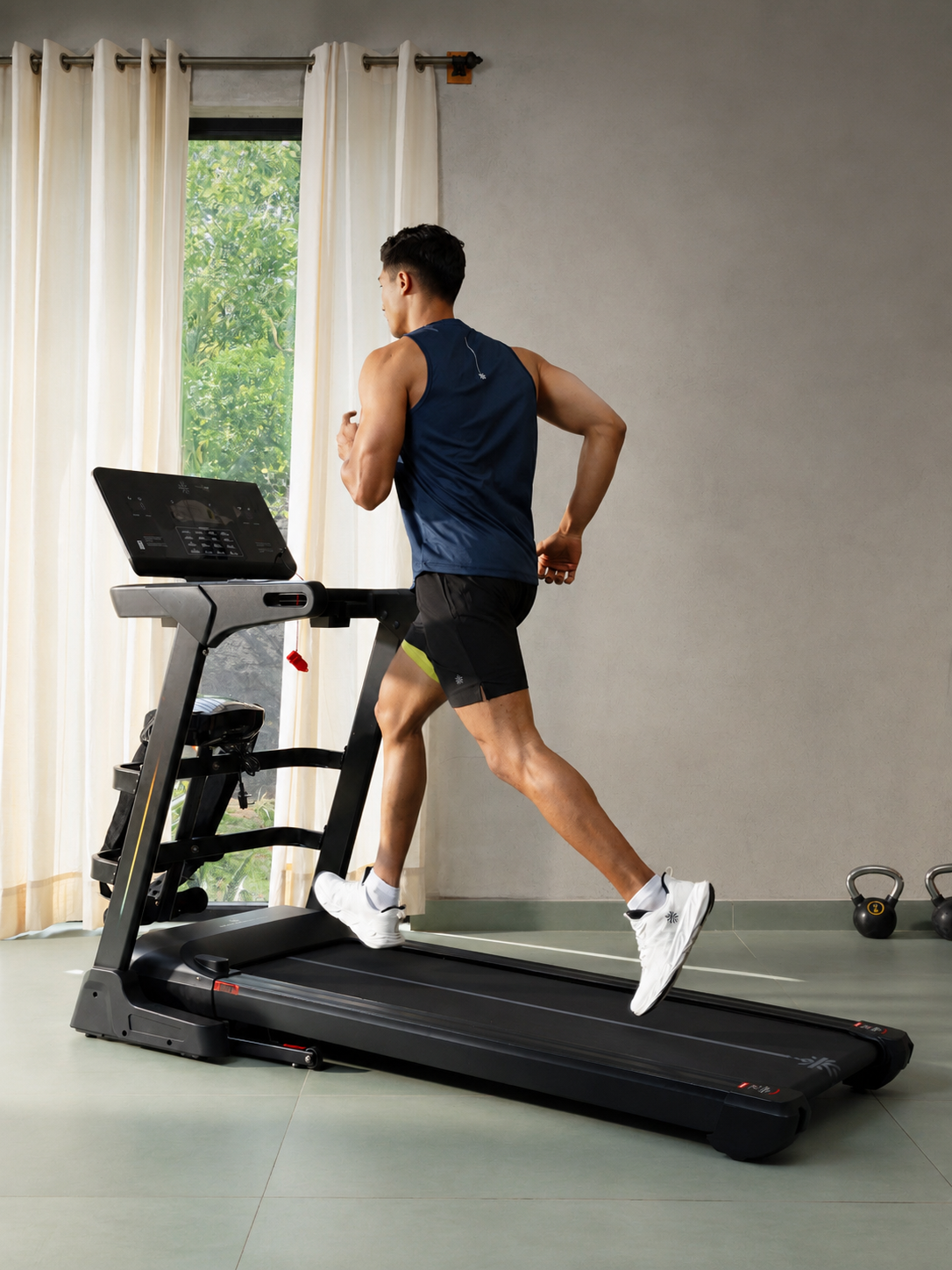 Cult SmartStridePro BLDC Motor (7HP Peak) Treadmill with Massager | Max Weight: 140kg | 18 Level Auto Incline (with 6 Months extended warranty)