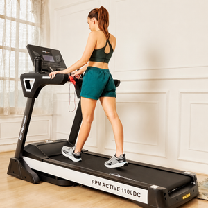 RPM Active1100DC 6 HP Peak Treadmill | 15-level Auto-Incline | Max Weight-140kg | Max Speed-18kmph (with 6 Months extended warranty)