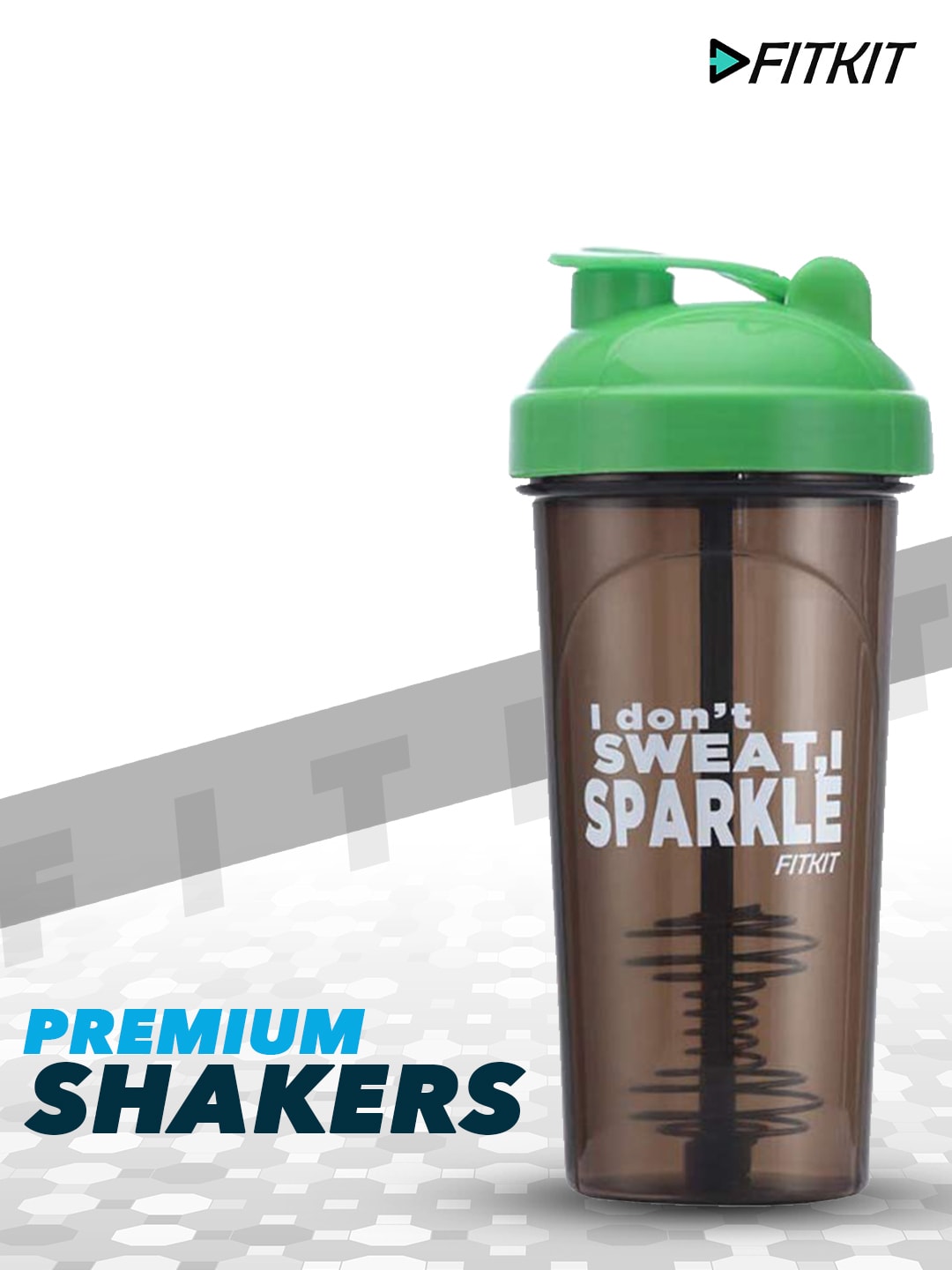Classic Shaker Bottle, 700ml (Grey/Green)