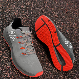 cult Firebird Men Running Shoes - Grey/Orange
