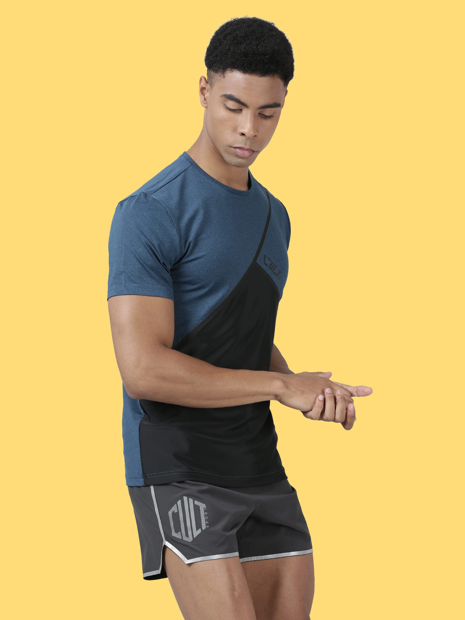 Blakout Upward Teal Slim Tee