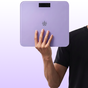 Cult Active body Weighing scale, LCD display, Weight Machine, 180 Kg, Batteries included, Tempered Glass Platform, Ideal for Home Use, Purple