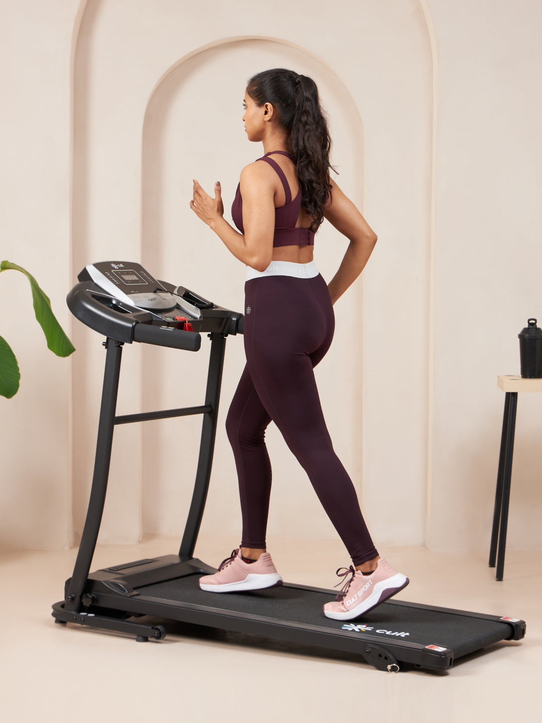 Cultrun S3.0 3HP Peak Treadmill | 3-level Manual-Incline | Max Weight-100kg | Max Speed-10kmph (with 6 months extended warranty)