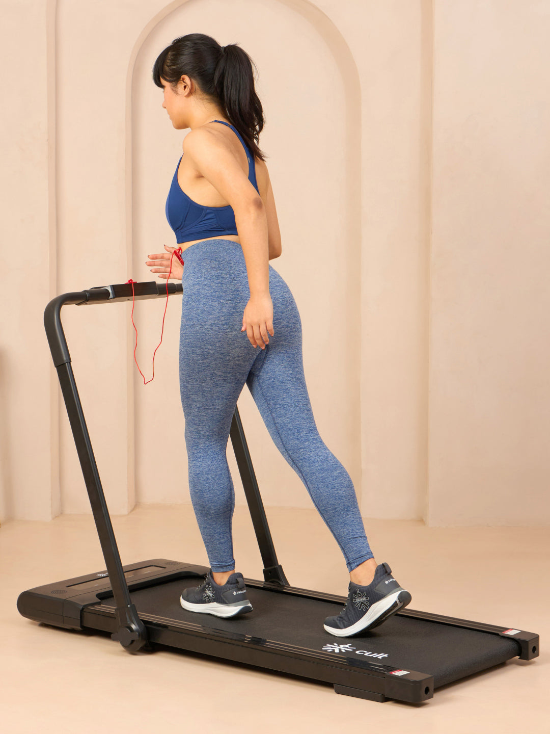 Walking pad Elite 4HP Peak | Max Speed-10kmph | Max Weight-120kg With Remote Access | Walking Pad for Home Use (with 6 months extended warranty)