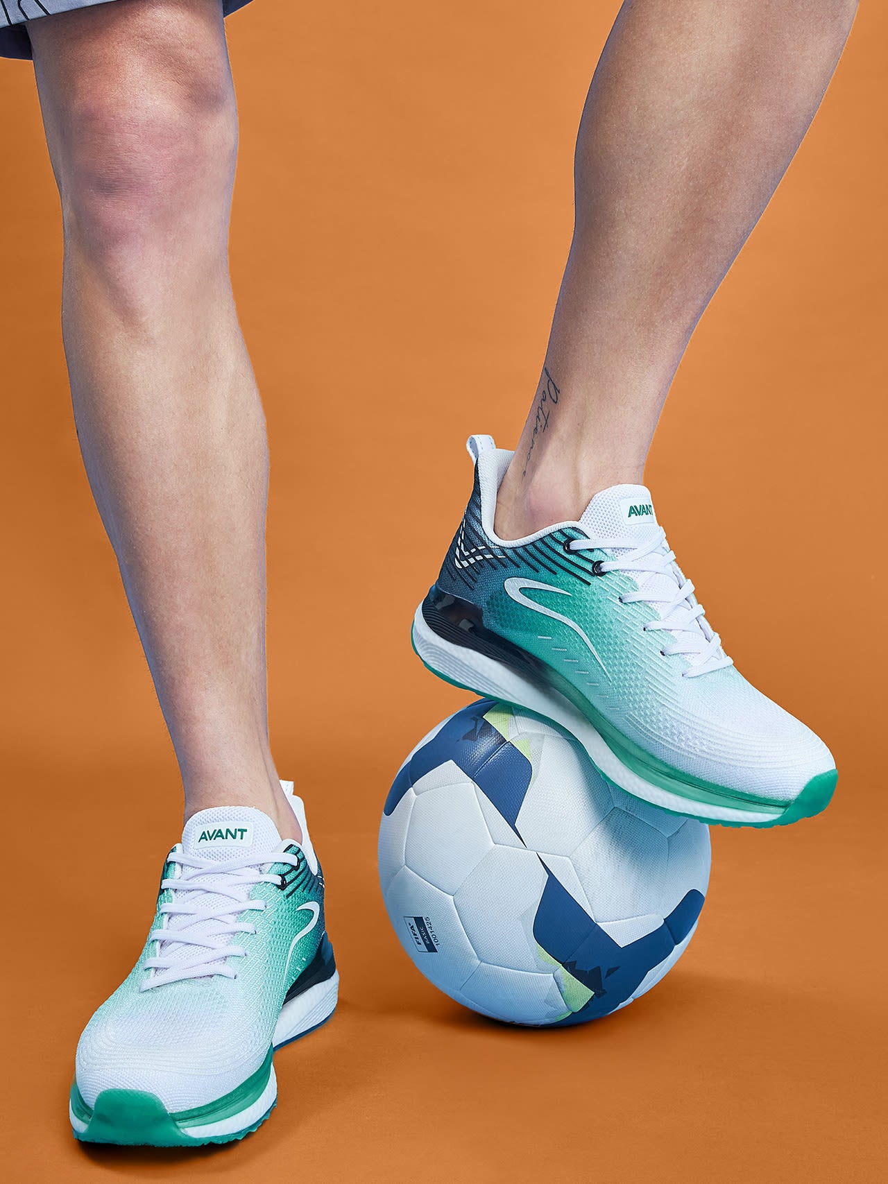 Avant Men's BounceMax Walking Shoes - White/Grey/Green