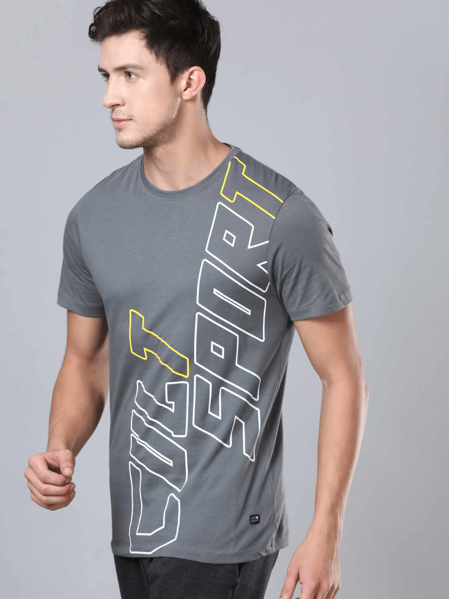 Flydry Cotton GreyStone Workout Tee