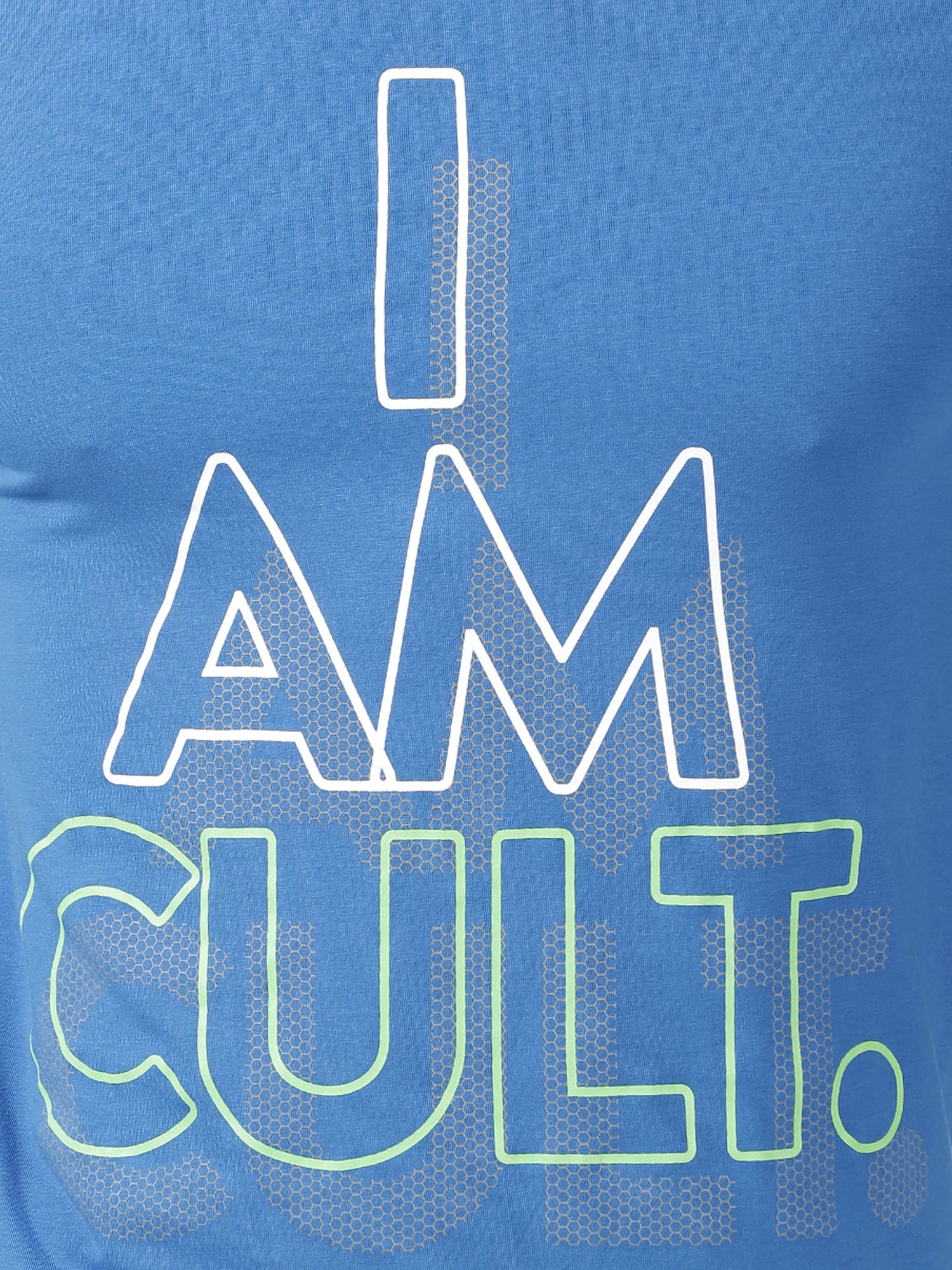 Signature I Am Cult Blue Cotton Tee