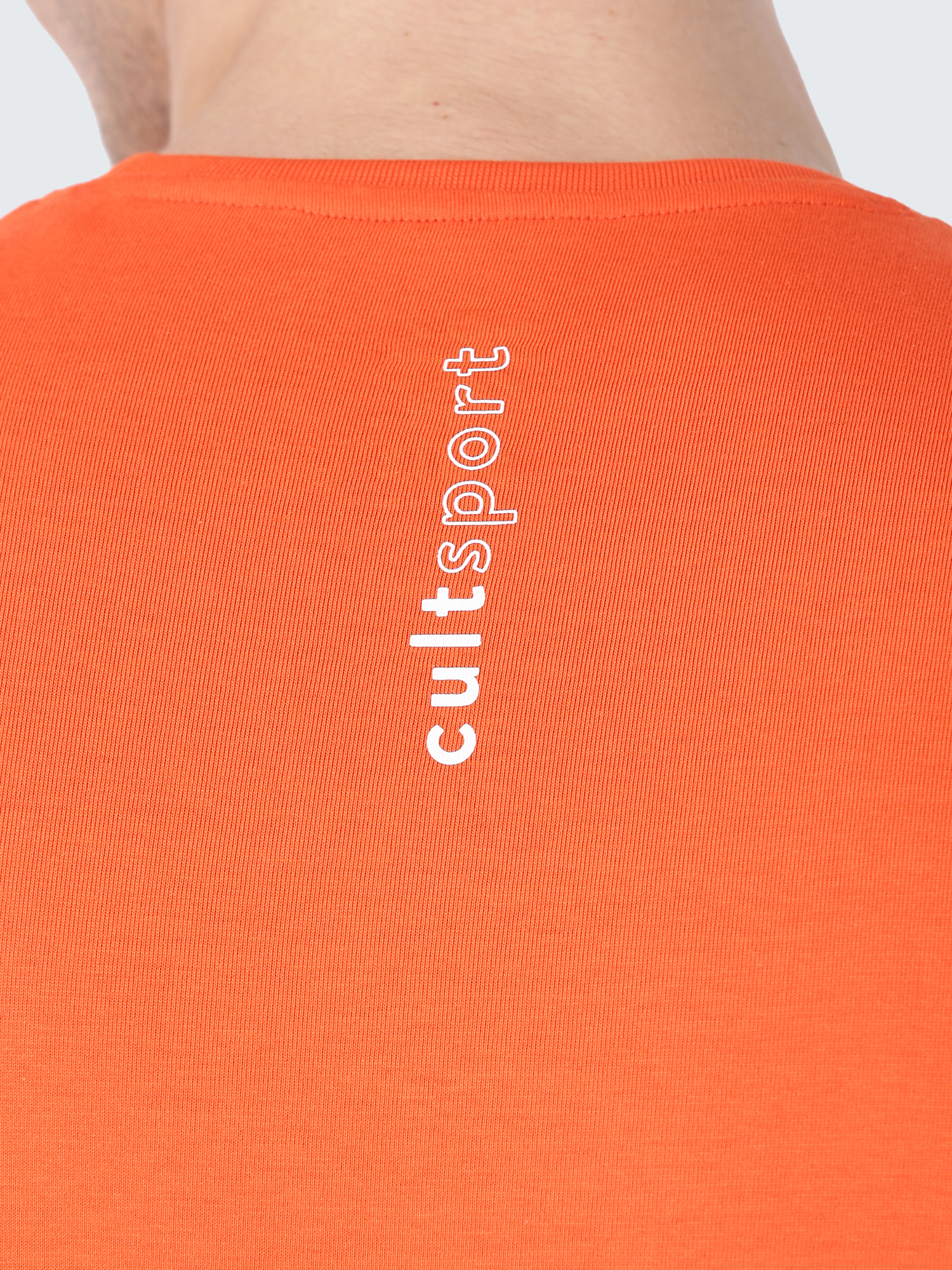 Everydays Maze Orange Cotton Tee