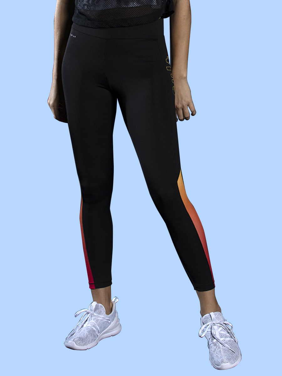 Women Signature Mid Yellow Radiant Leggings