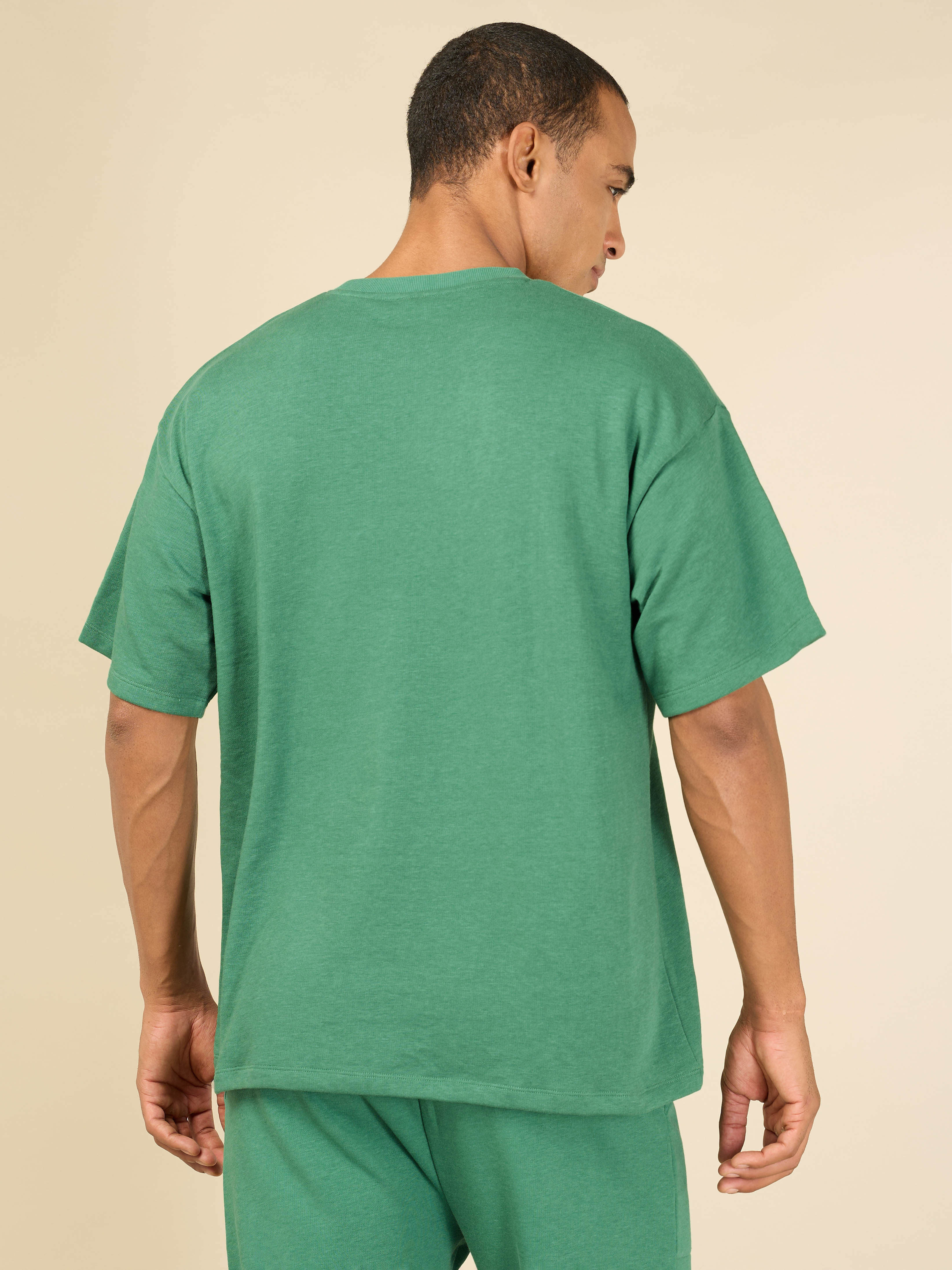 Cult Athletic Club Men Sea Green T-shirt