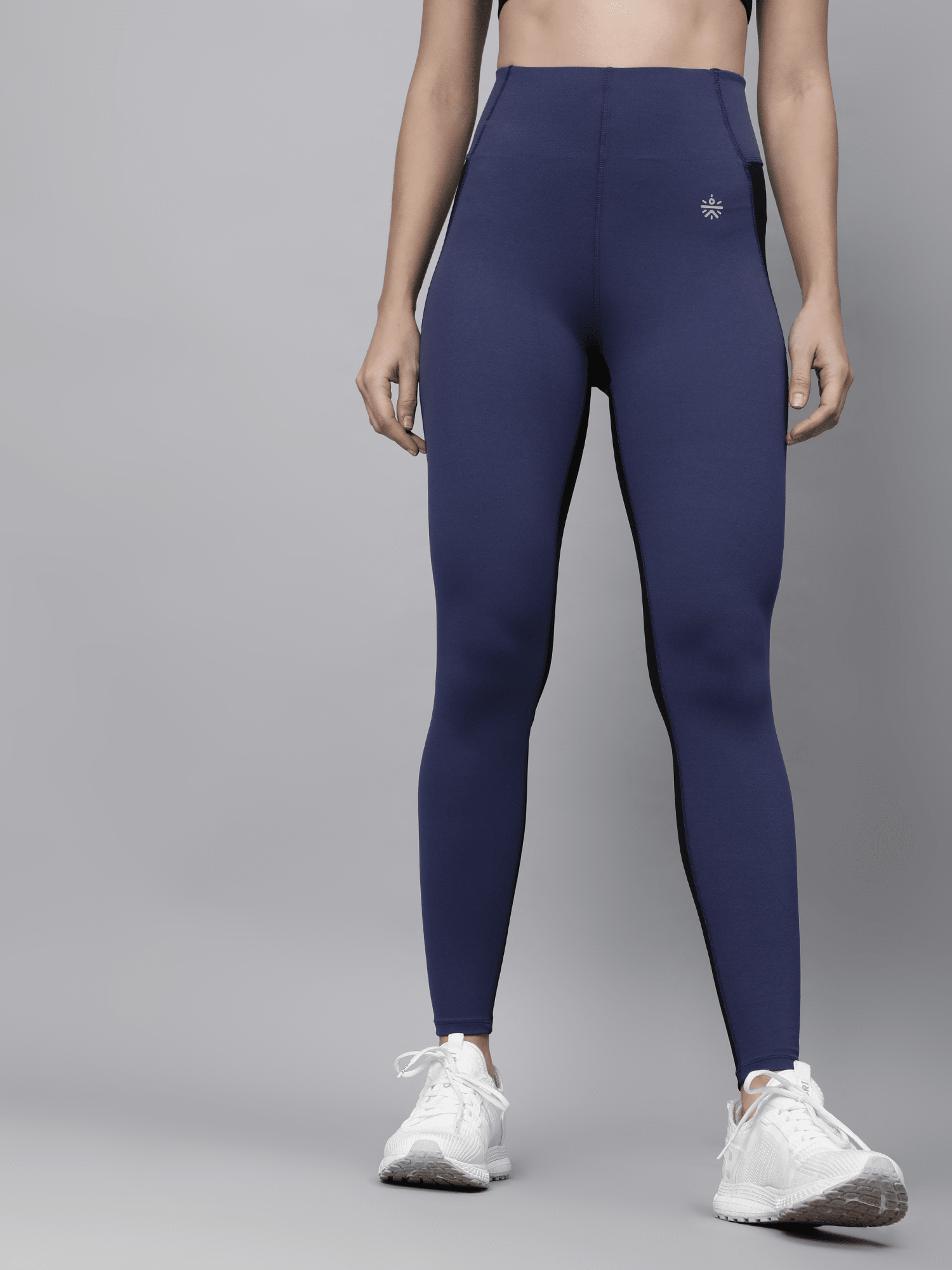 AbsoluteFit Enhance Black+Navy Workout Leggings