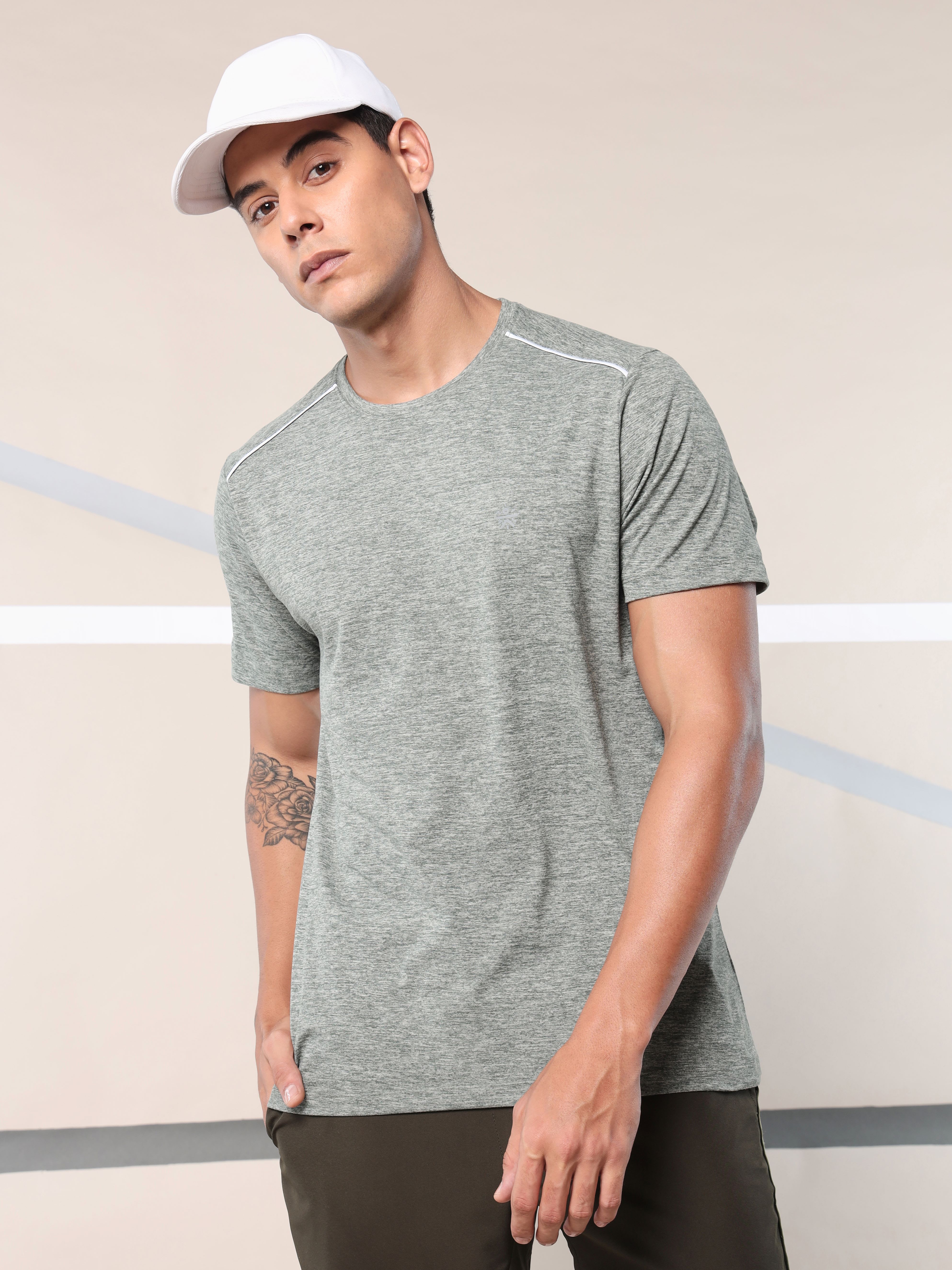 Move All Day Olive Comfortech T-shirt