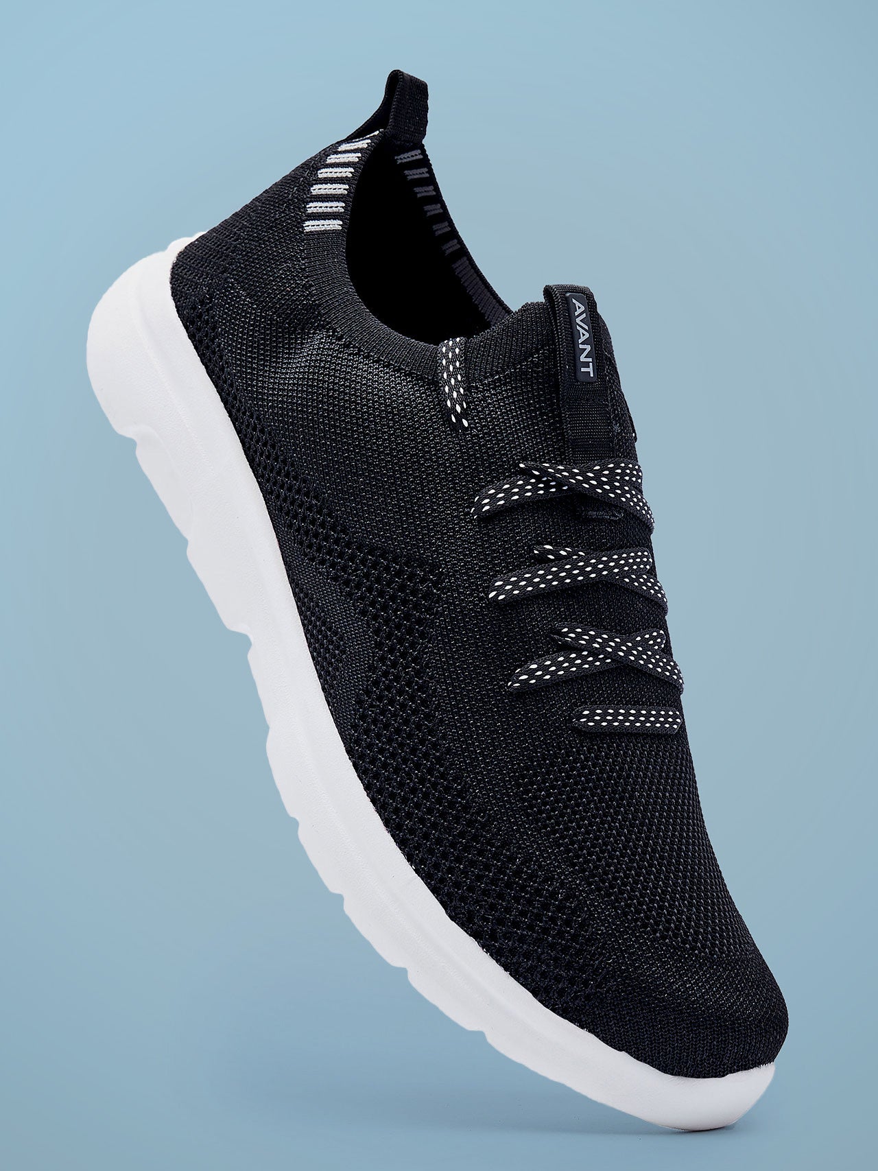 Avant Men's Everglide Running Shoes-Black