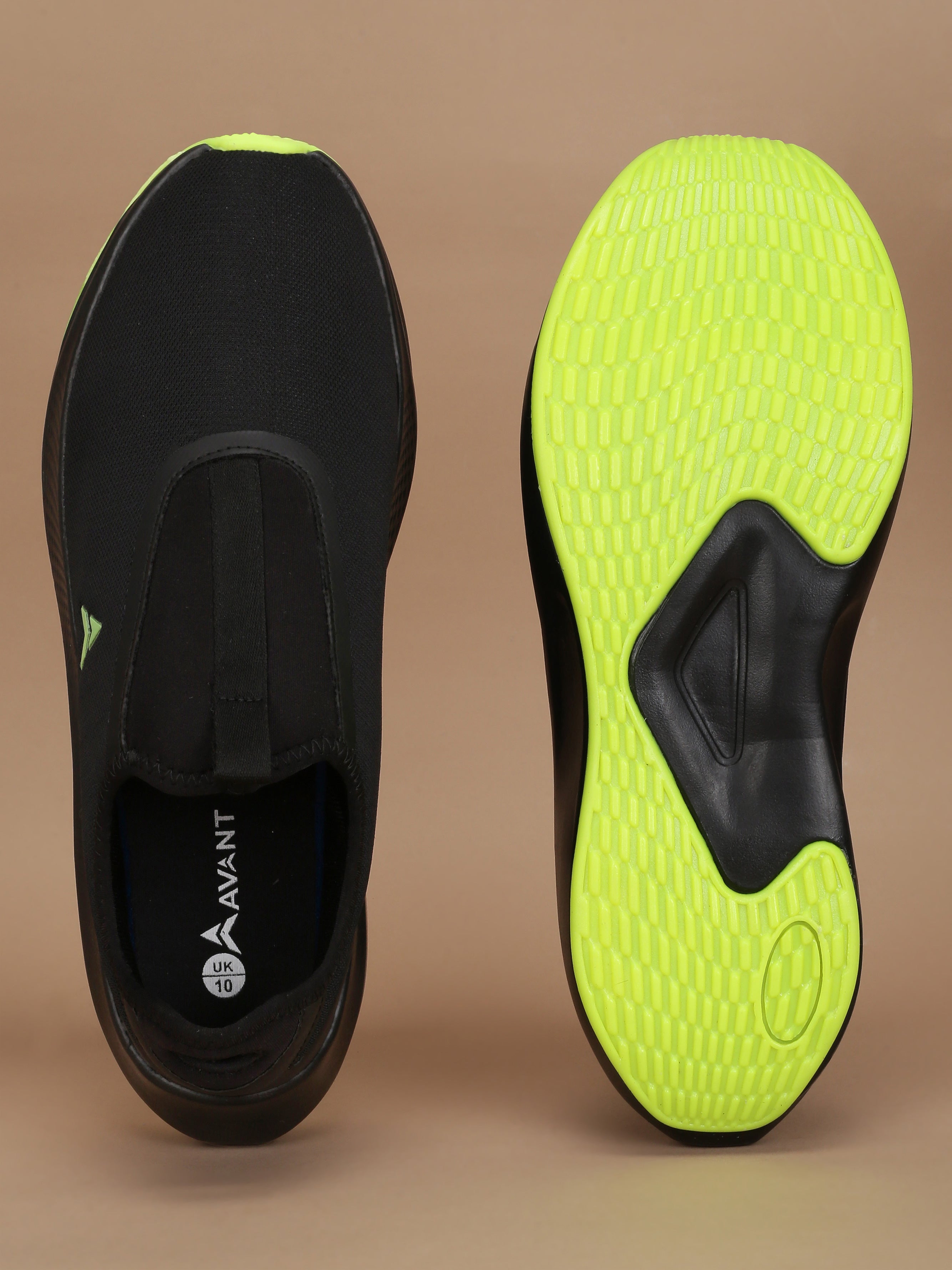 Avant Men's OneGo Slip-On Shoes - Black/Lemon