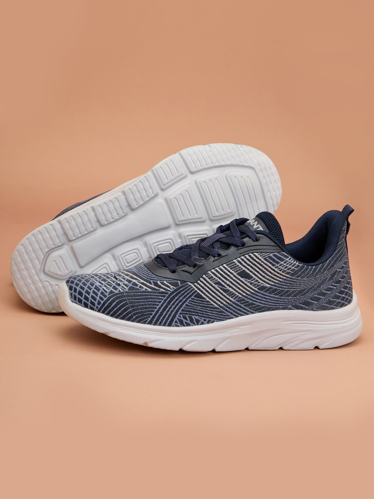 Avant Men's WalkRite Walking Shoes - Navy Blue