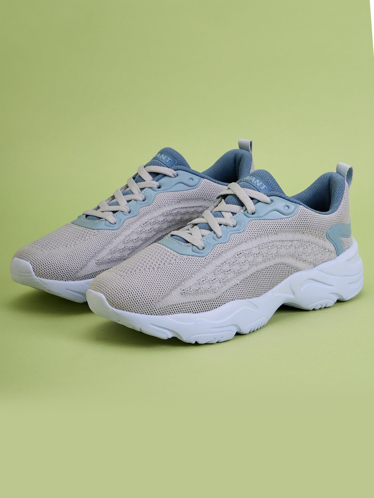 Avant Women's Foam Walking Shoes - Grey/Sky Blue