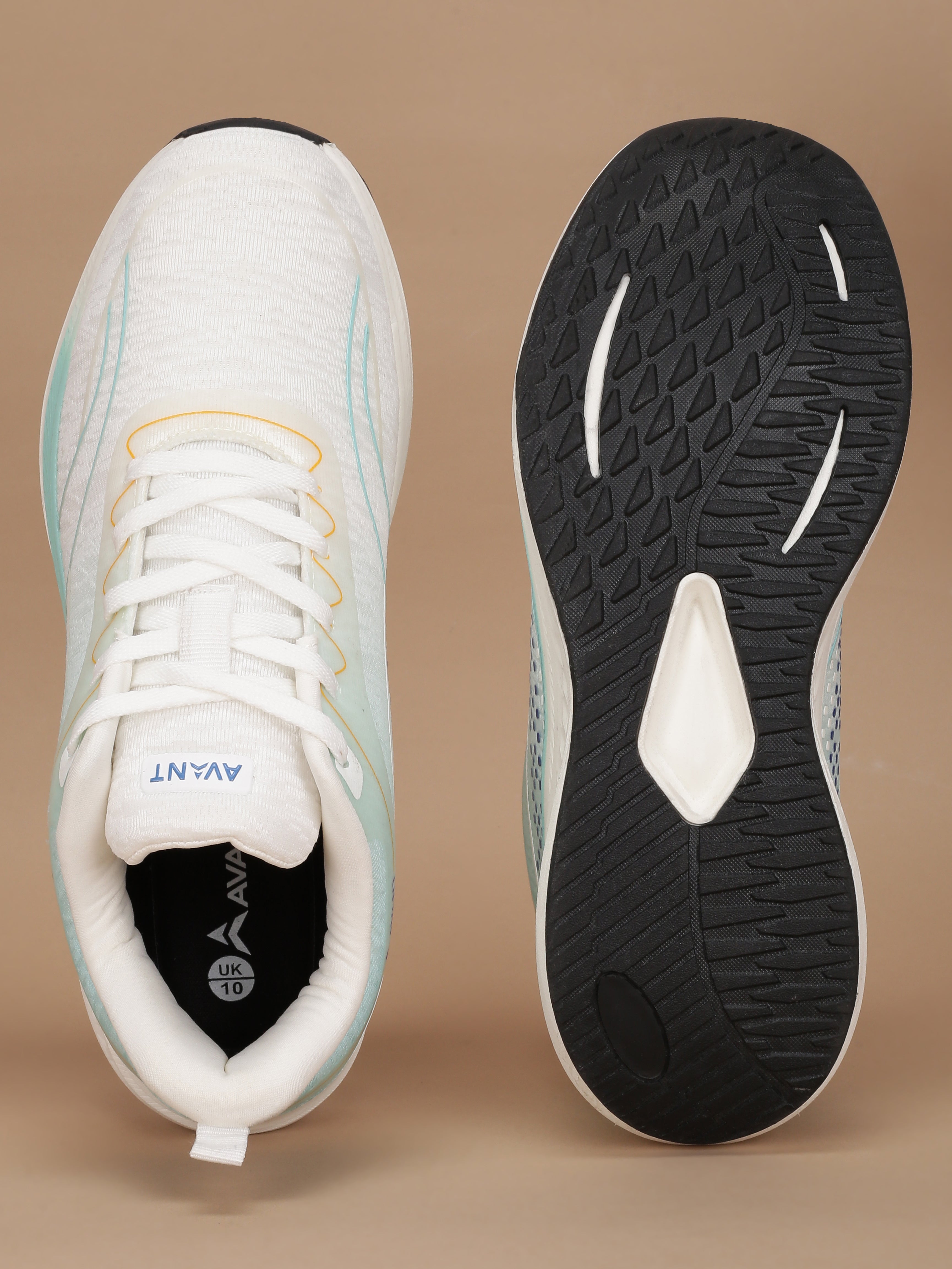 Avant Men's Stratos Running Shoes - White/L.Green