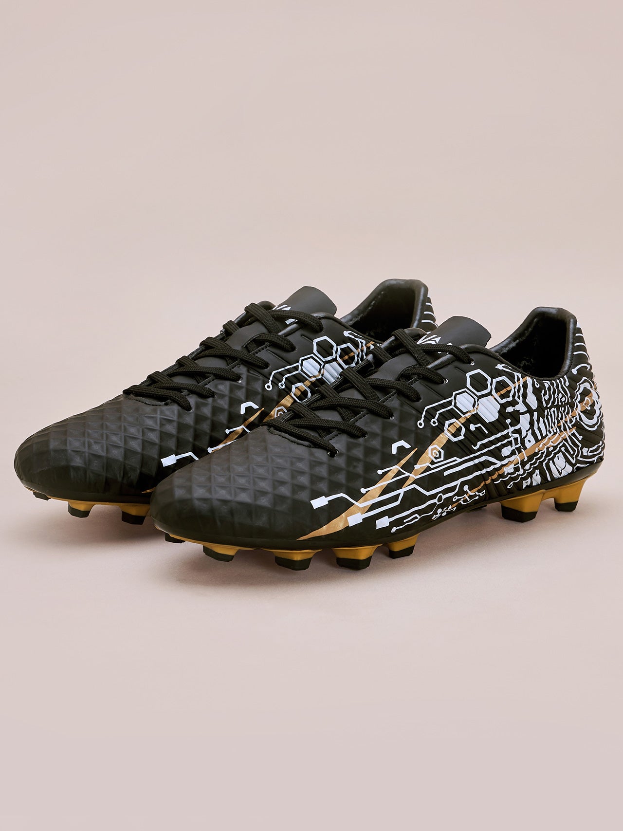 Avant Men's HustleX Football Shoes - Black