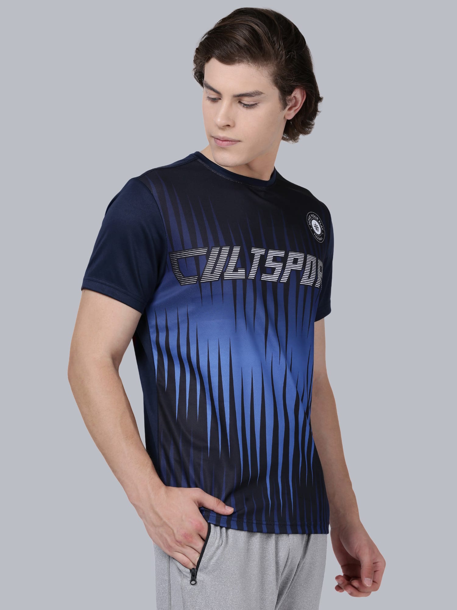 Dugout Blaze Navy Relaxed Tee