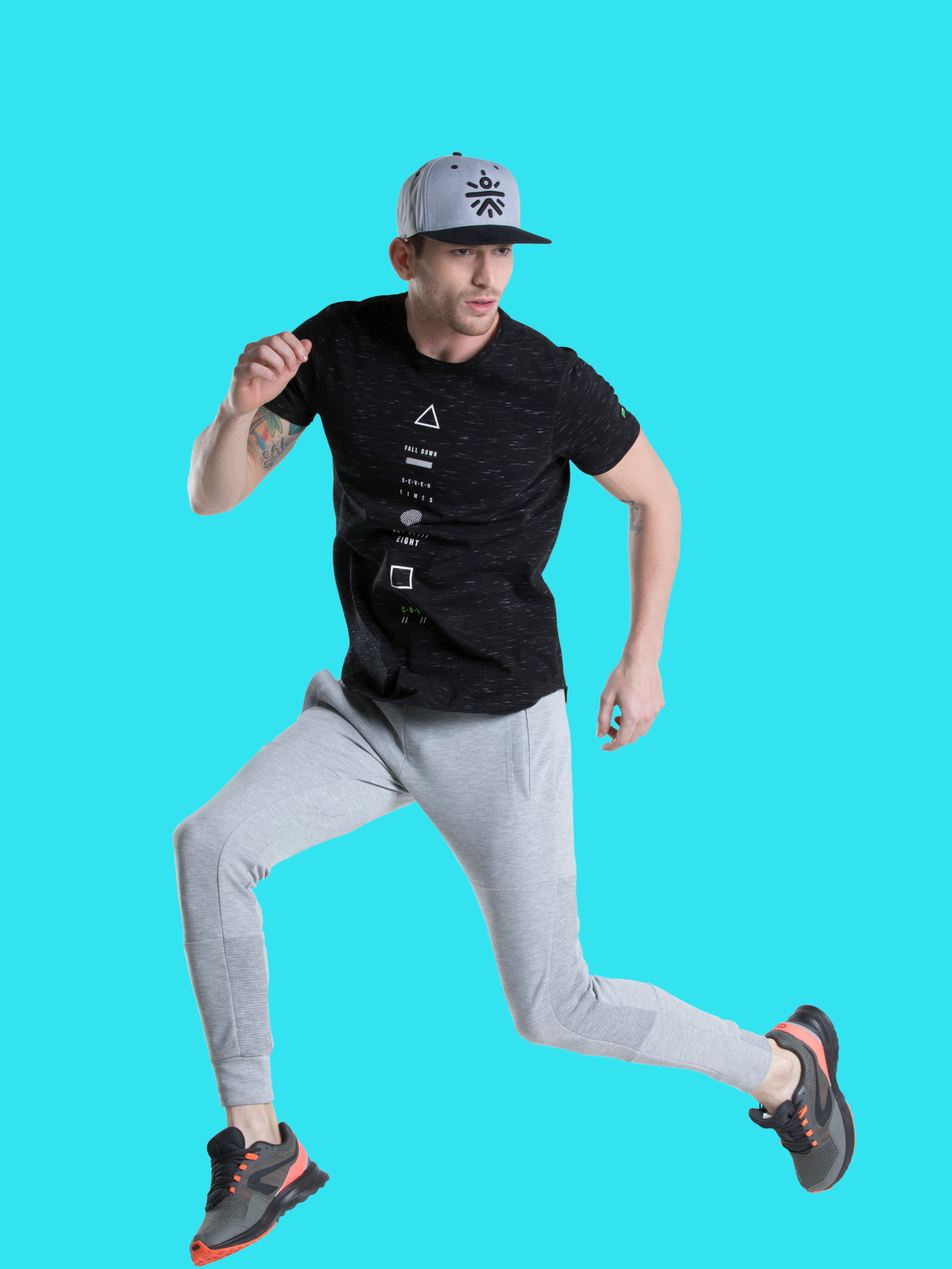 Minimalist Graphic Black Street Tee