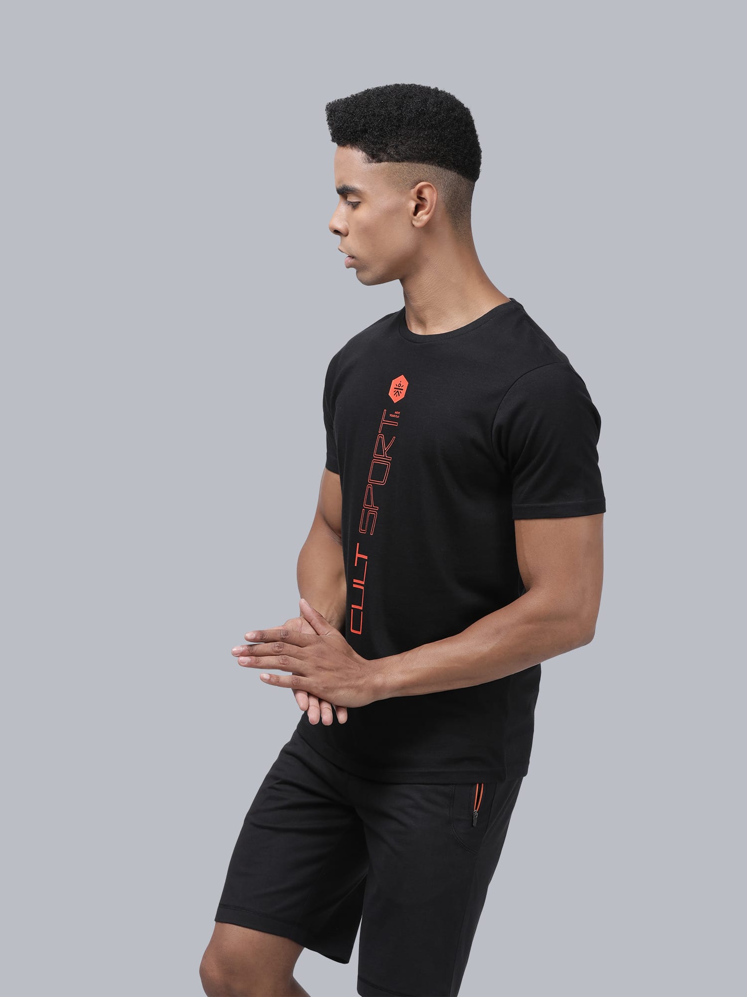 Everydays Gentle Black Cotton Tee