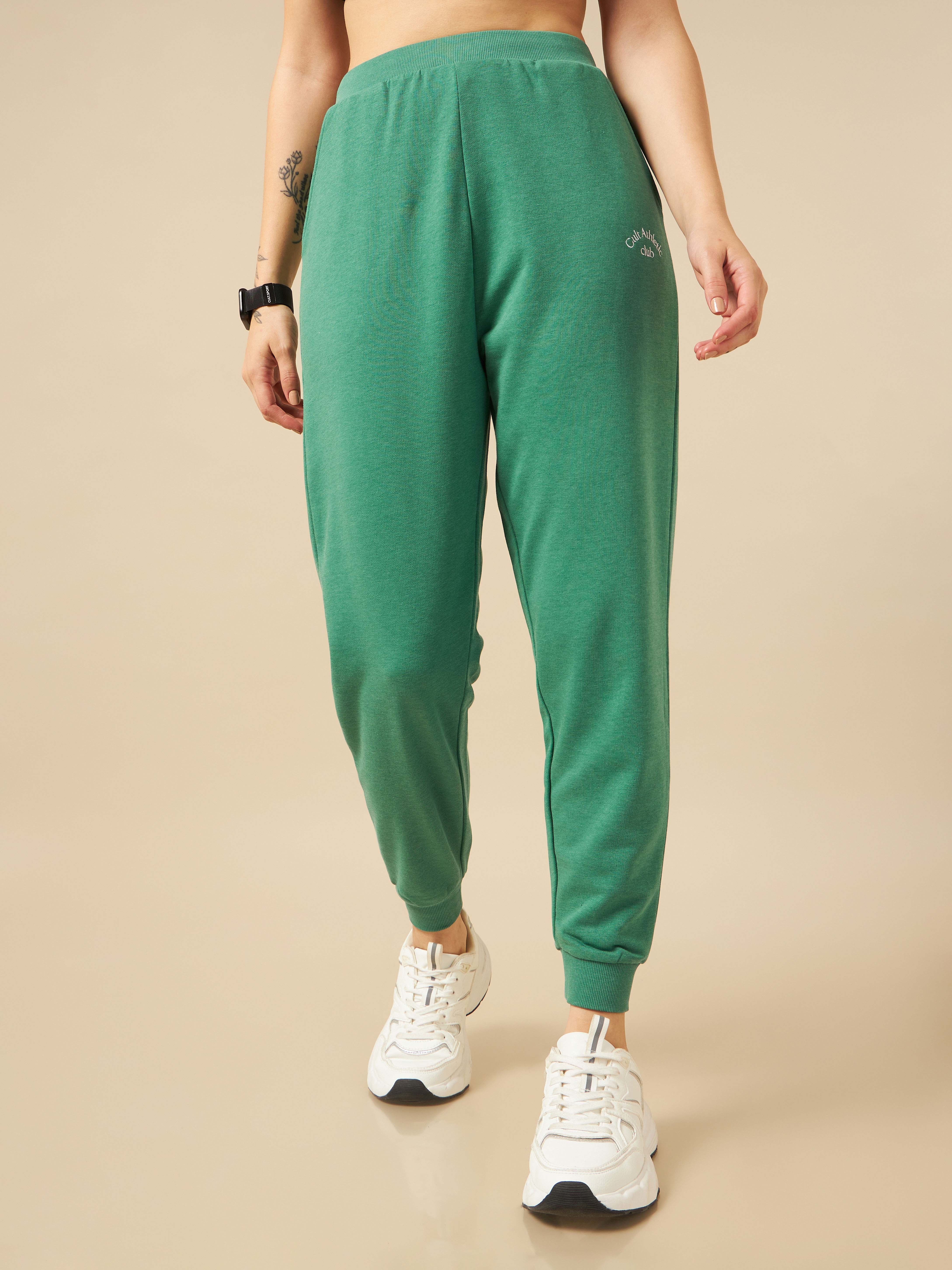 Cult Athletic club Women Sea Green Joggers
