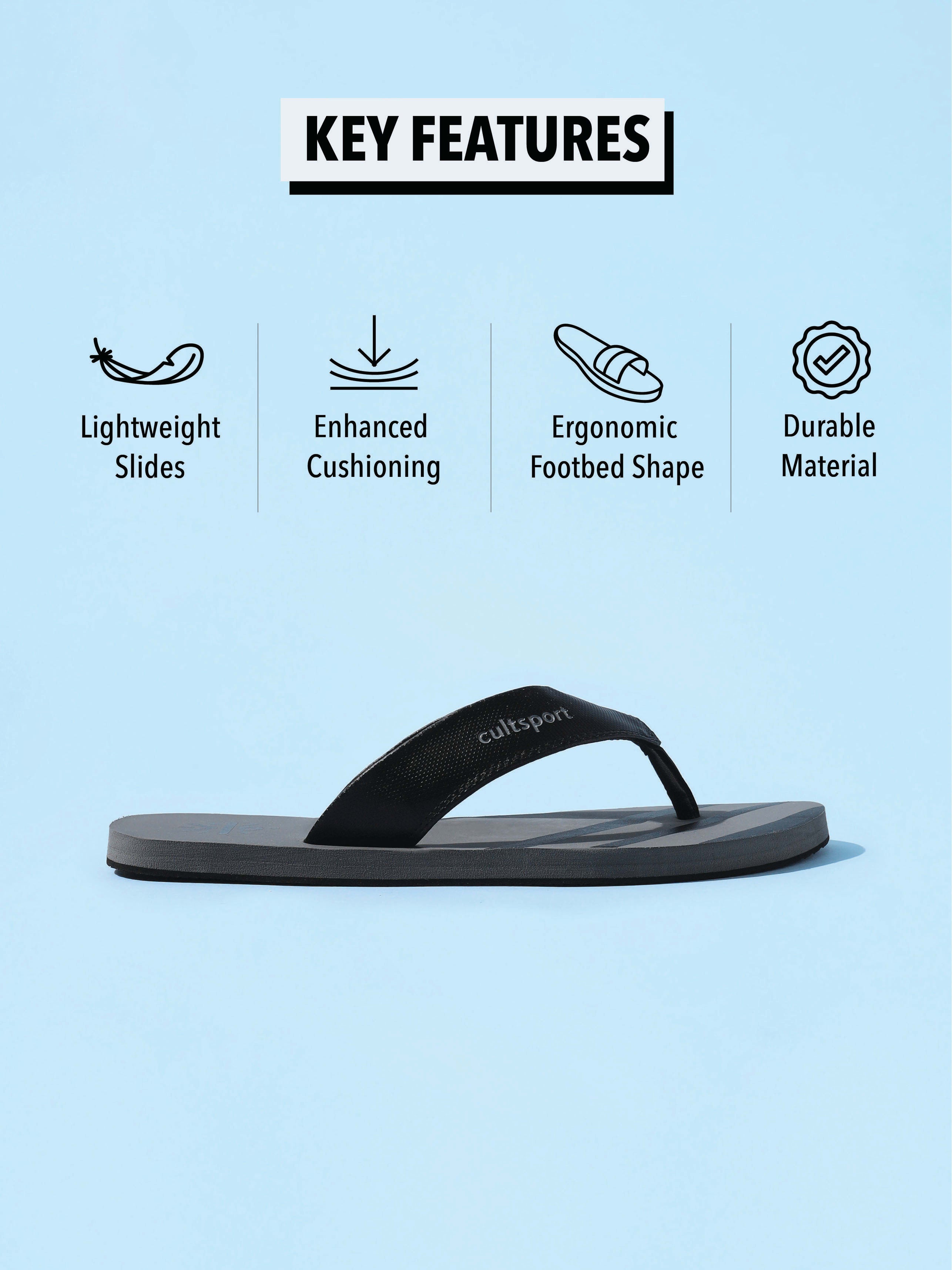 cult Wave Sweat Absorbing EVA Flip Flops