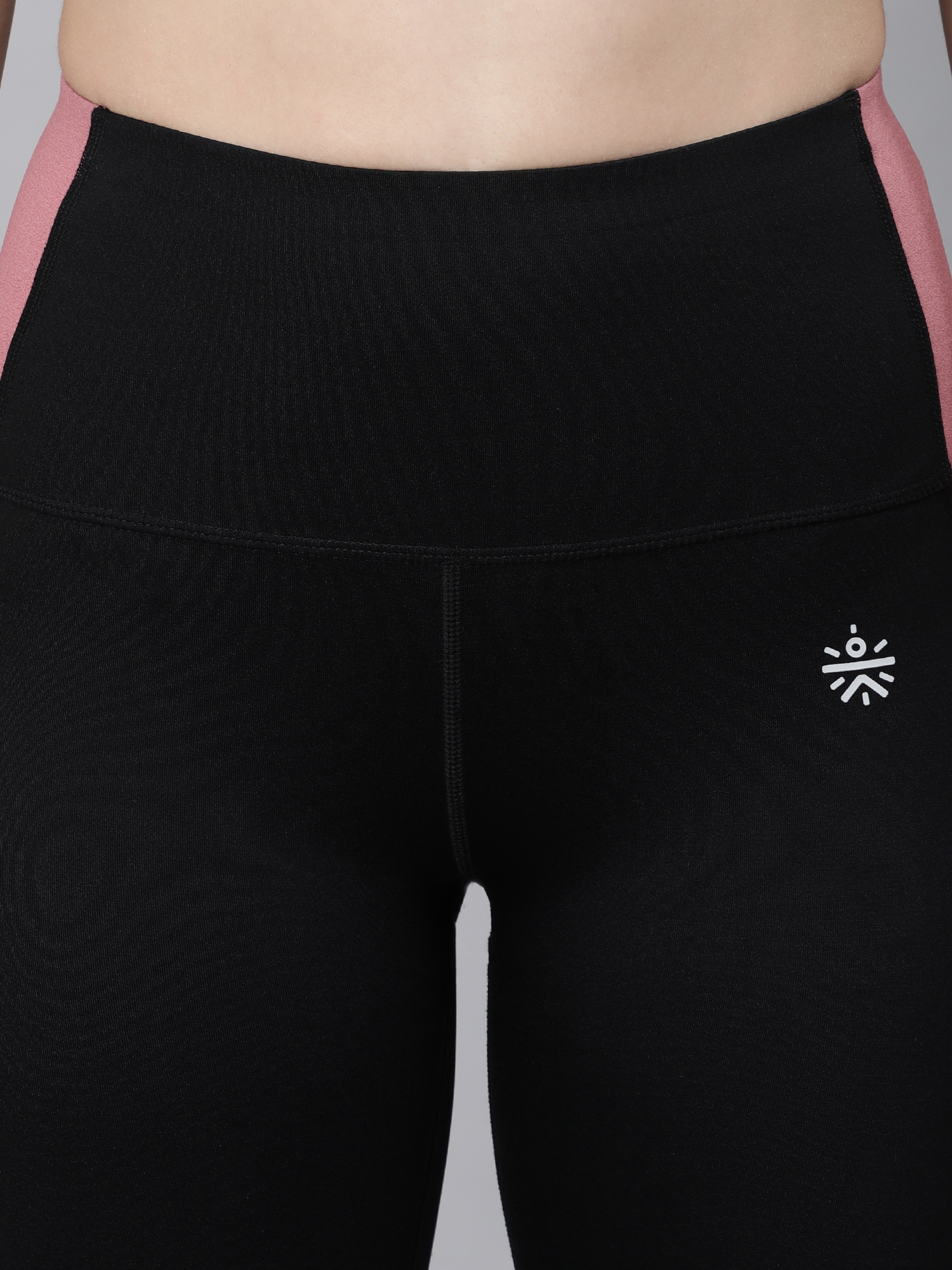 AbsoluteFit Uplift Black+Rose Workout Leggings