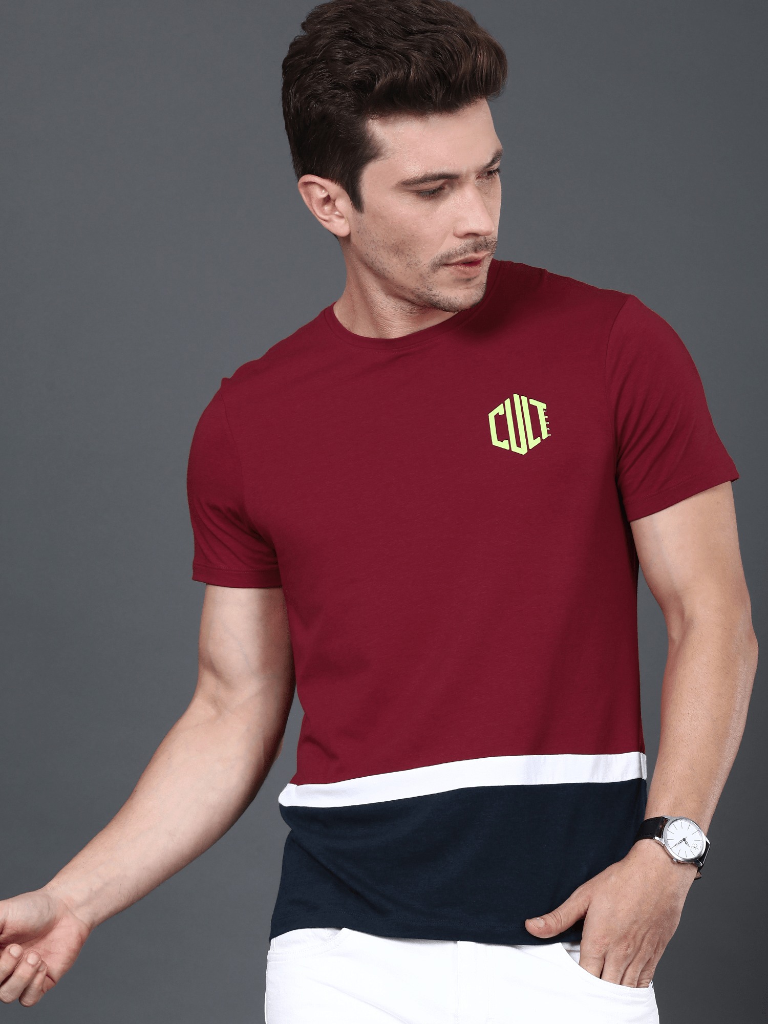 Bamboo Cloud Burgundy Casual Tee