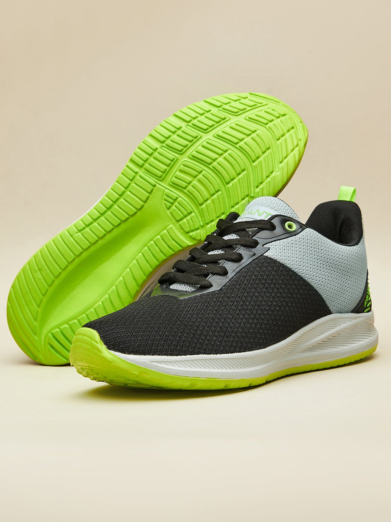 Avant Men's Racer Walking Shoes-L.Grey/Black