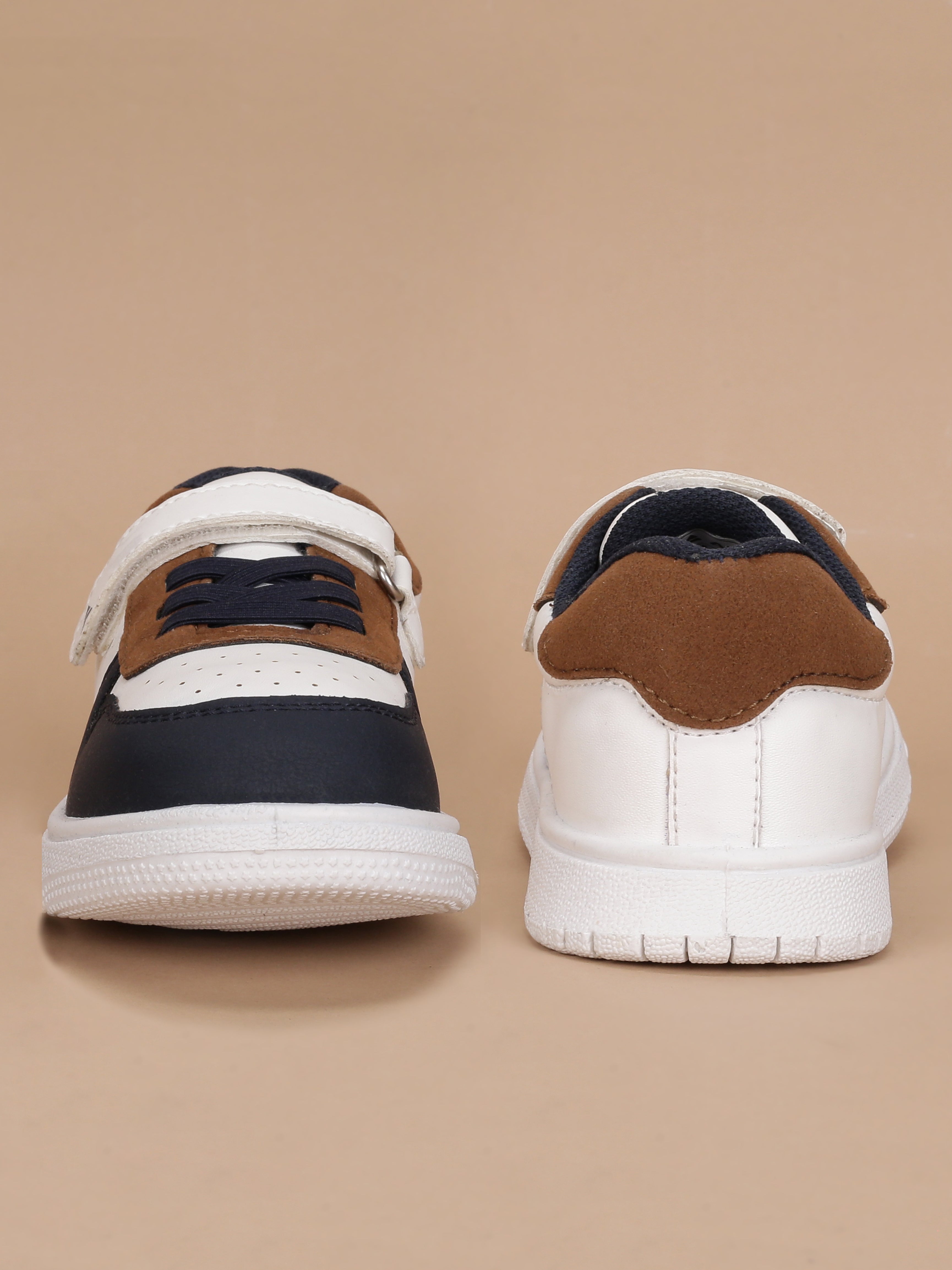 Avant Kids MiniVogue Sneakers - Tan/Navy