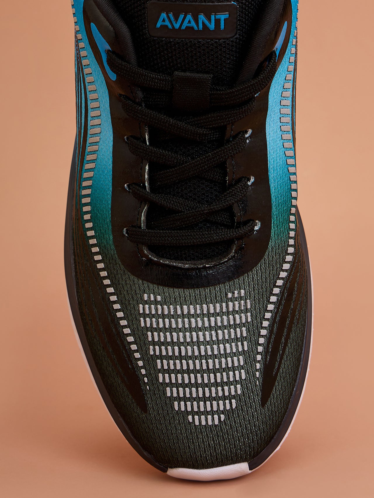 Avant Men's Hexagon Sports shoes - Black/Sky Blue