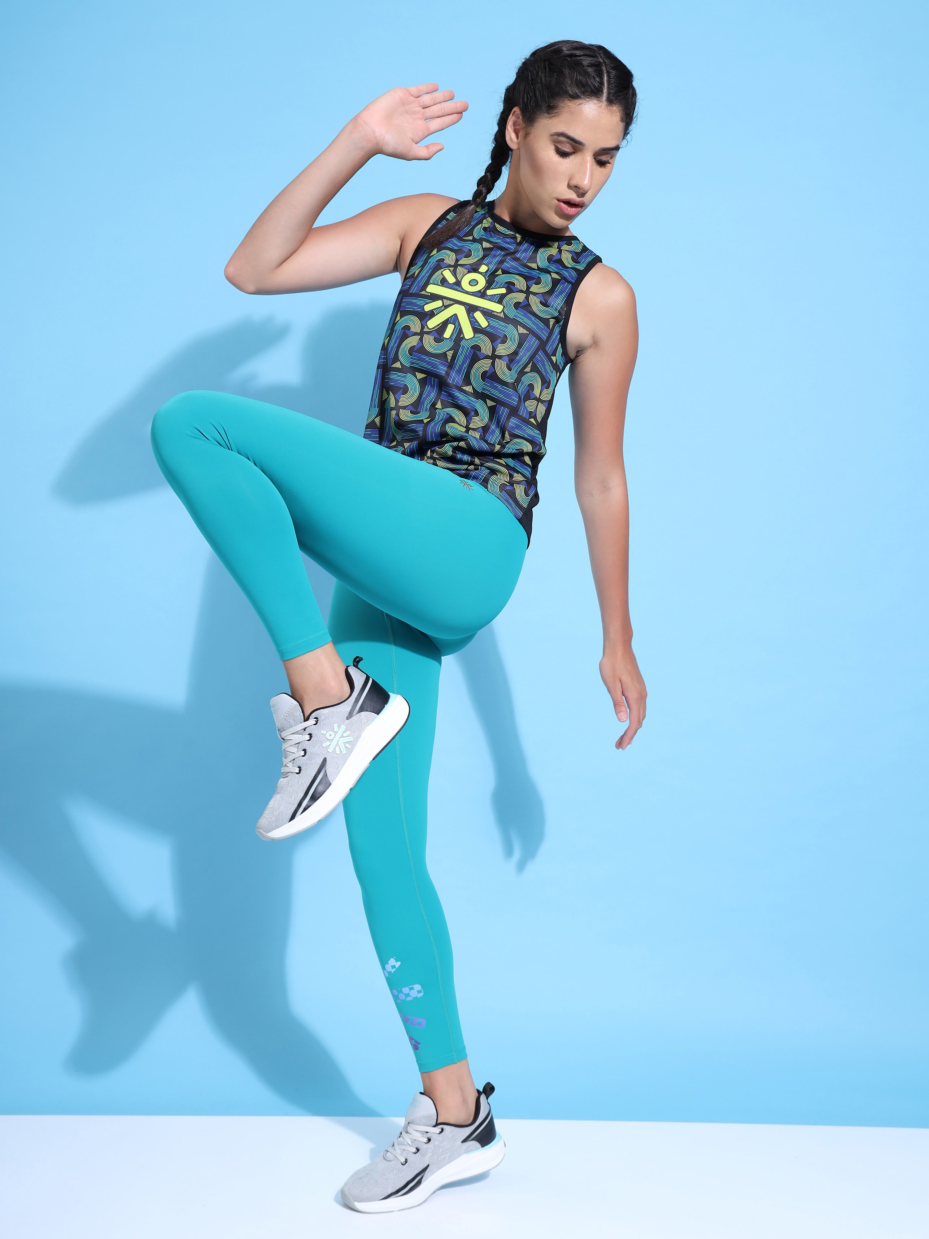 Dual Tone Print Tank Top