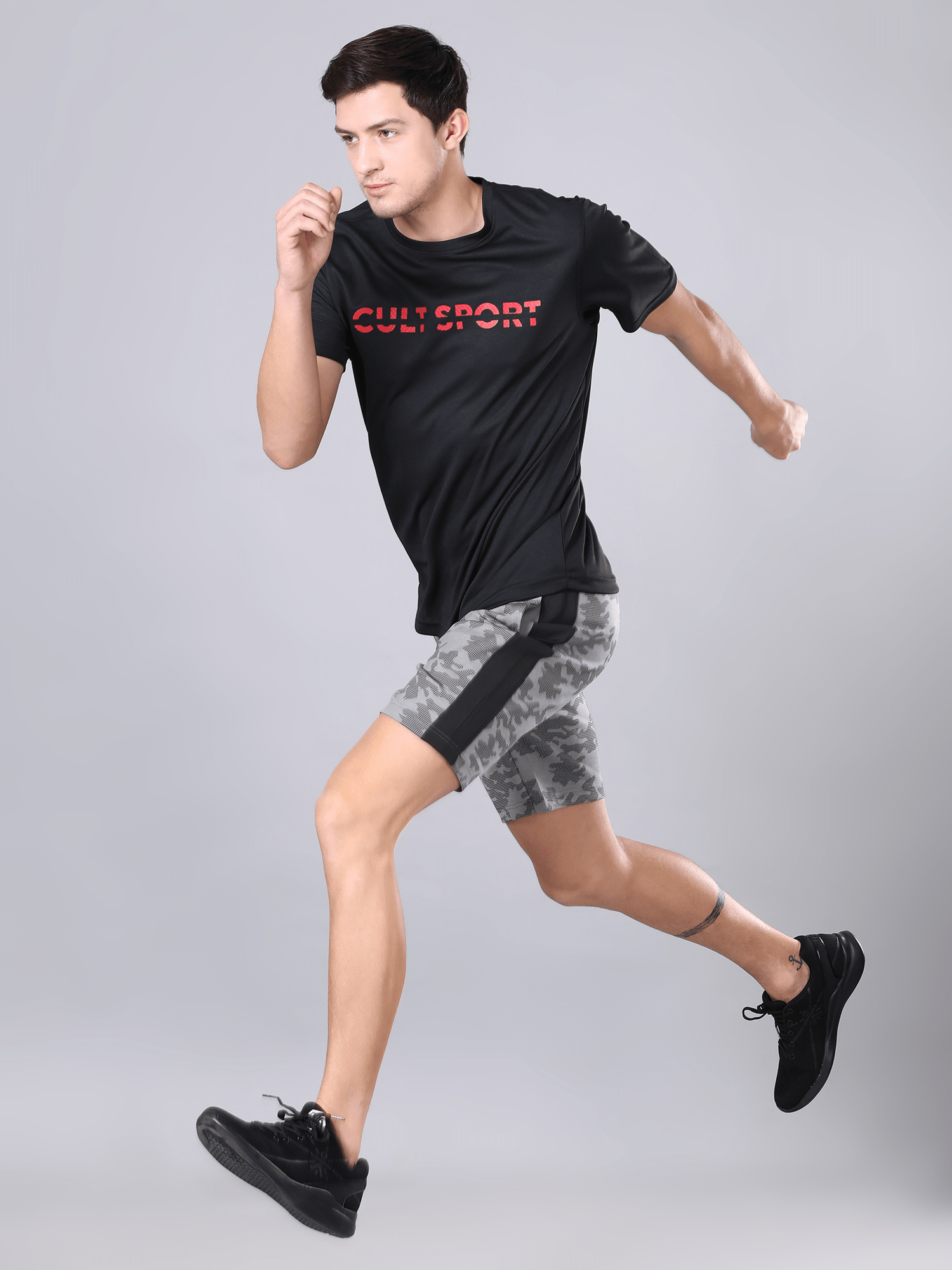 Signature Camo Grey Shorts