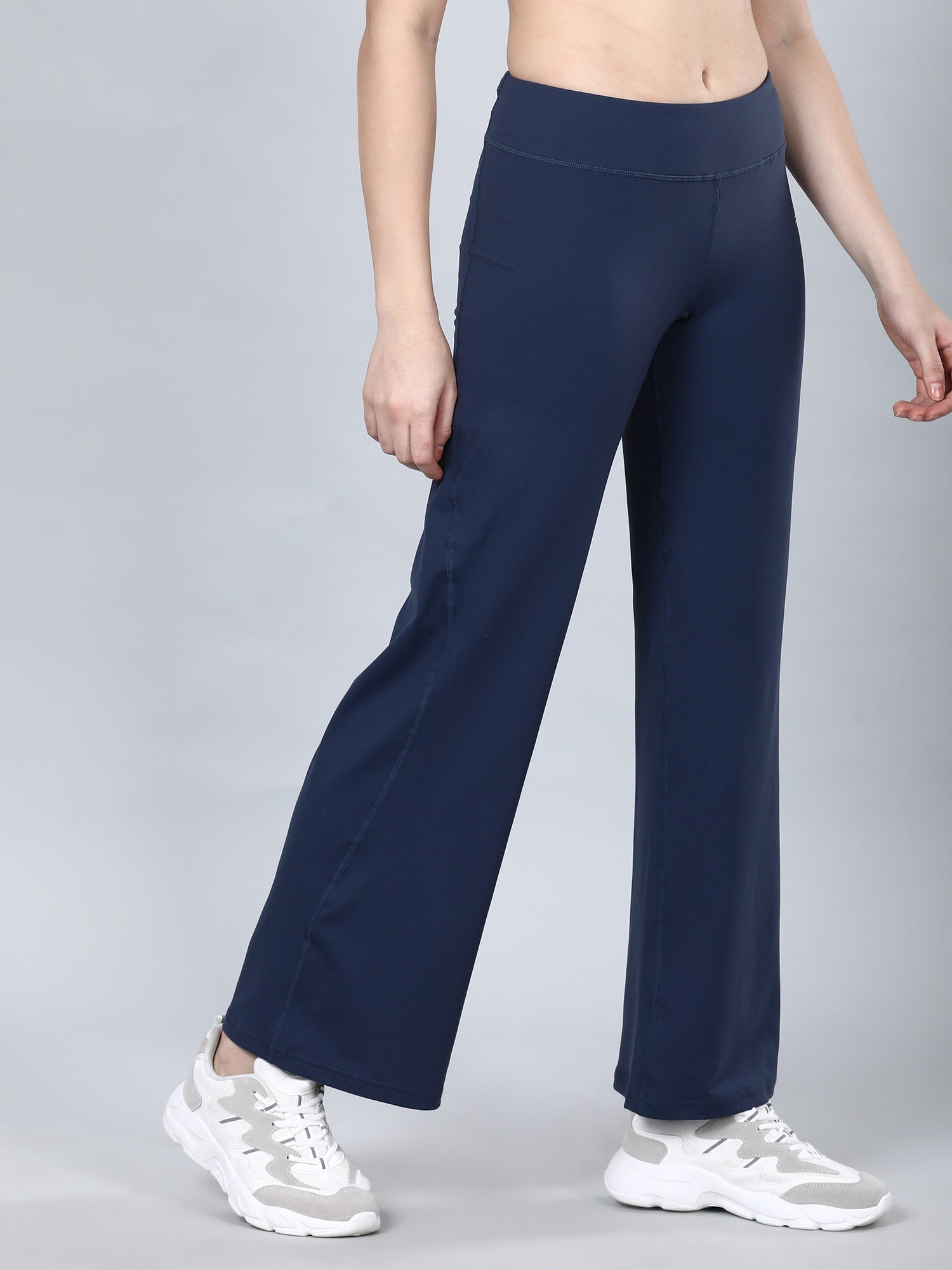 Verve Flared Navy Workout Pants