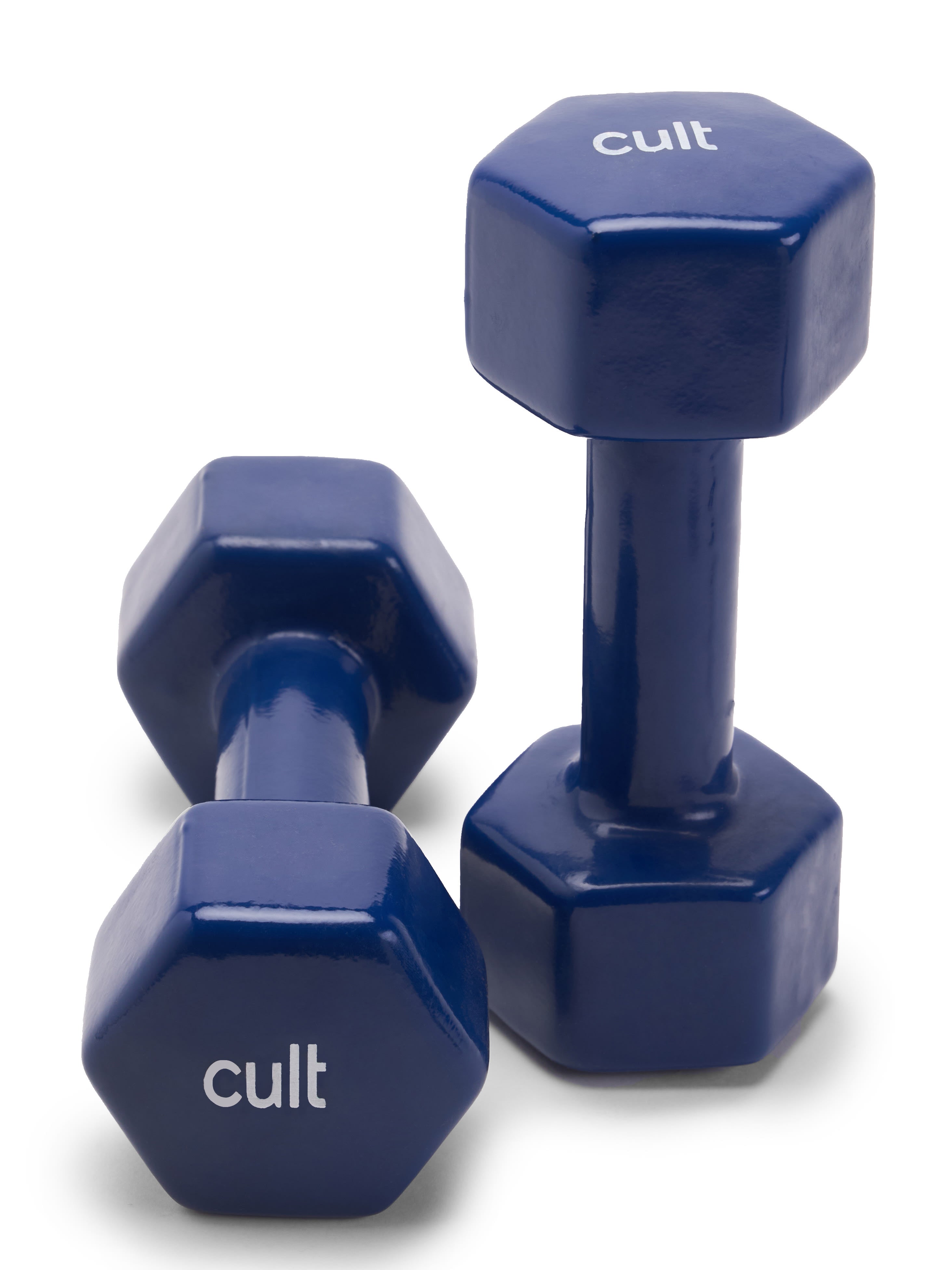 Vinyl Dumbbell 5Kg x 2 Blue