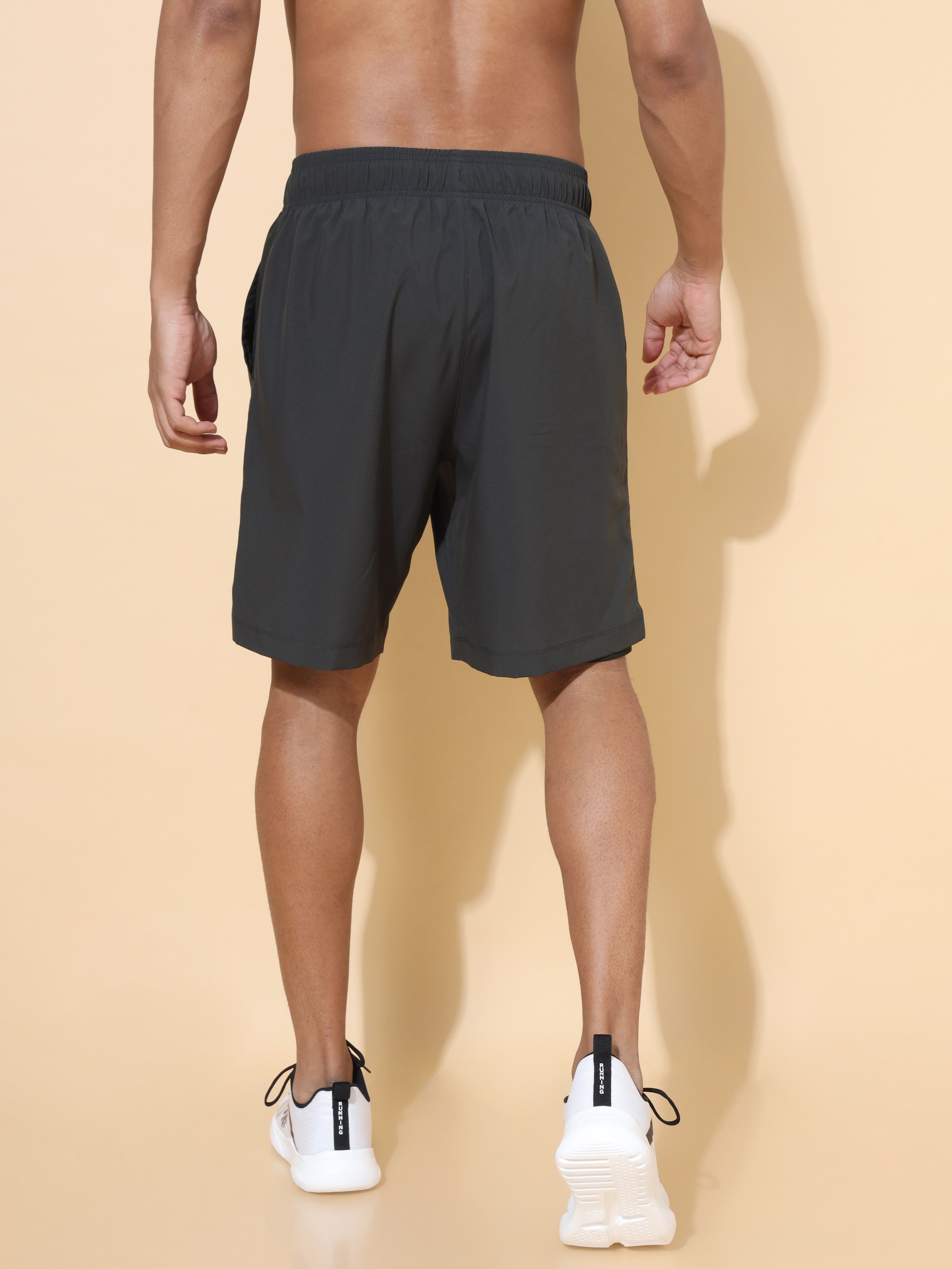 Solid Performance Shorts with Inner Tights